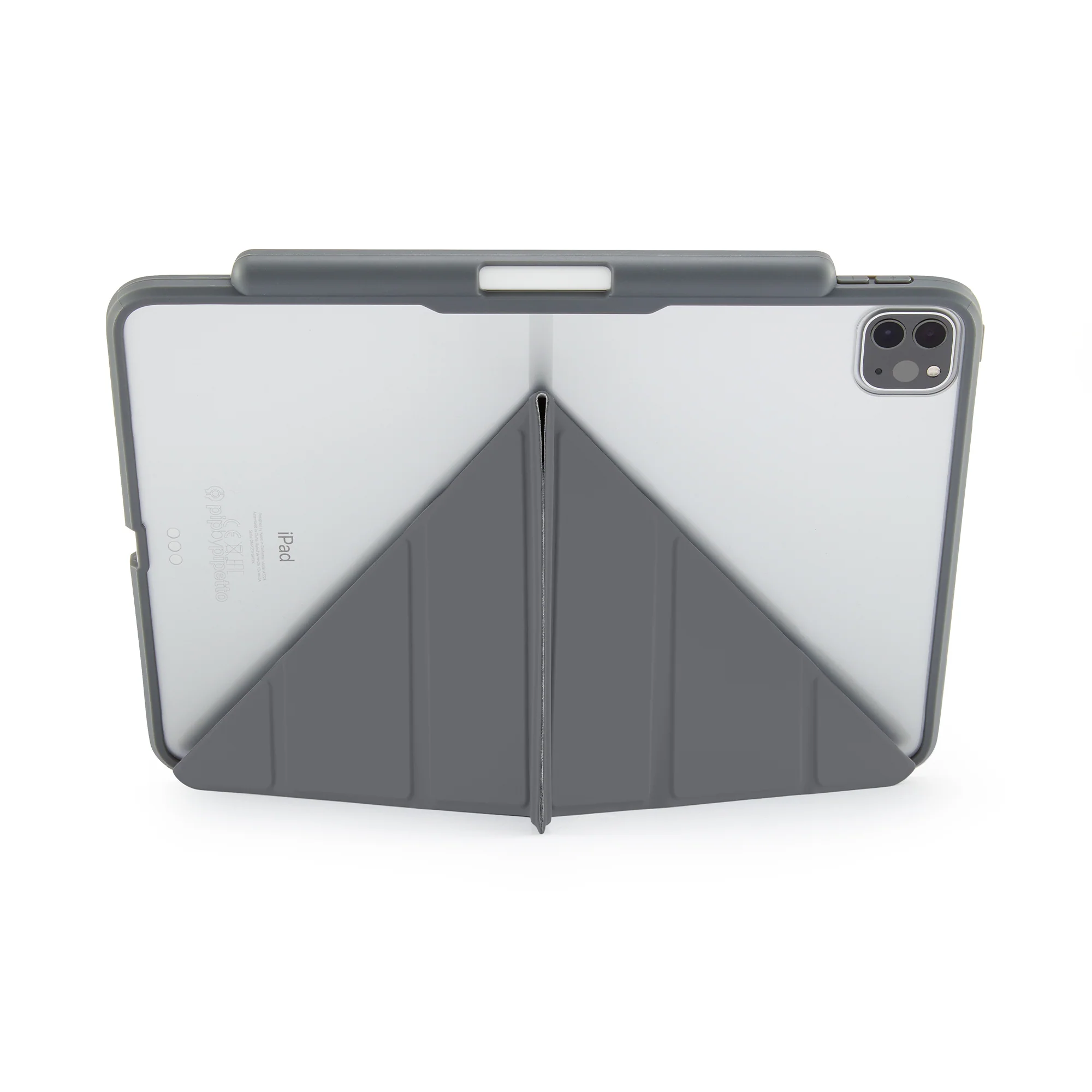 PIPETTO Origami No3 Pencil Case for 11" iPad Pro (5th-6th Gen) - Dark Grey - Image 3