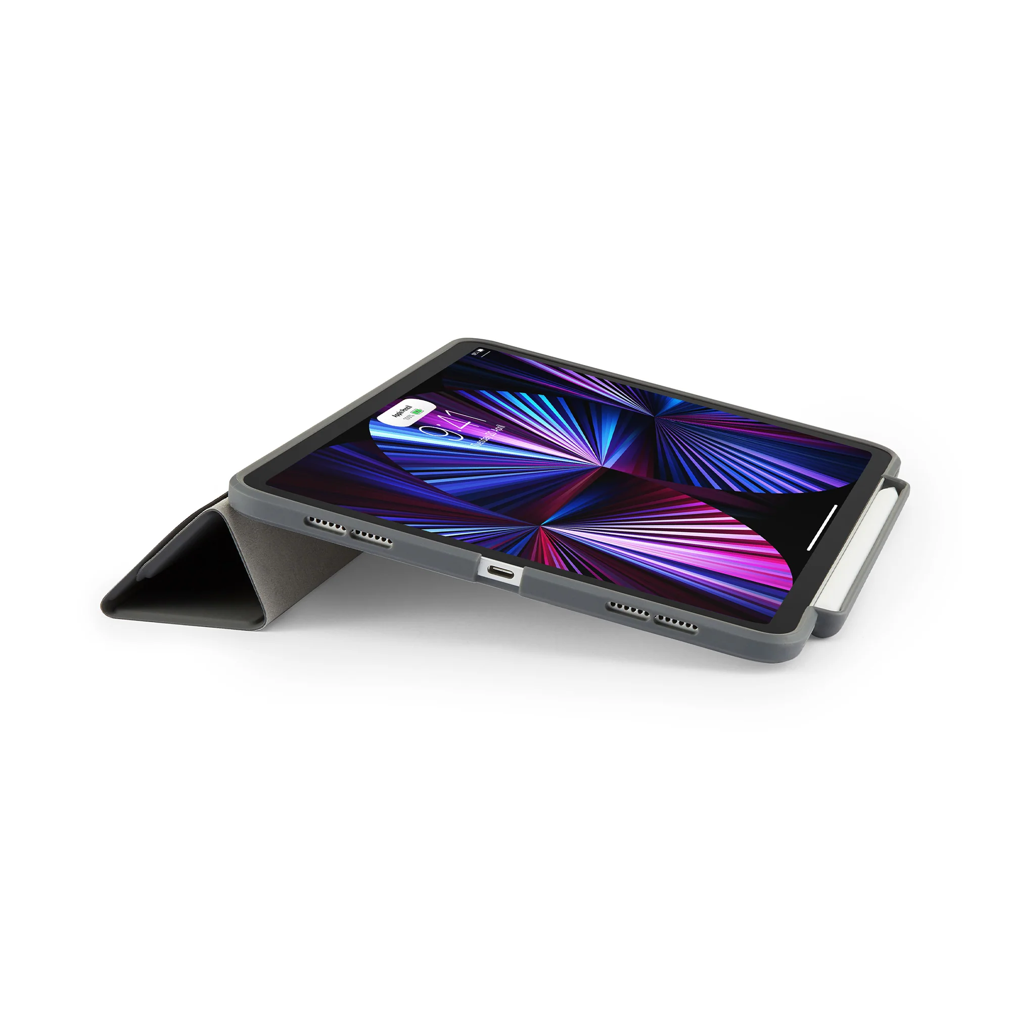 PIPETTO Origami No3 Pencil Case for 11" iPad Pro (5th-6th Gen) - Dark Grey - Image 7