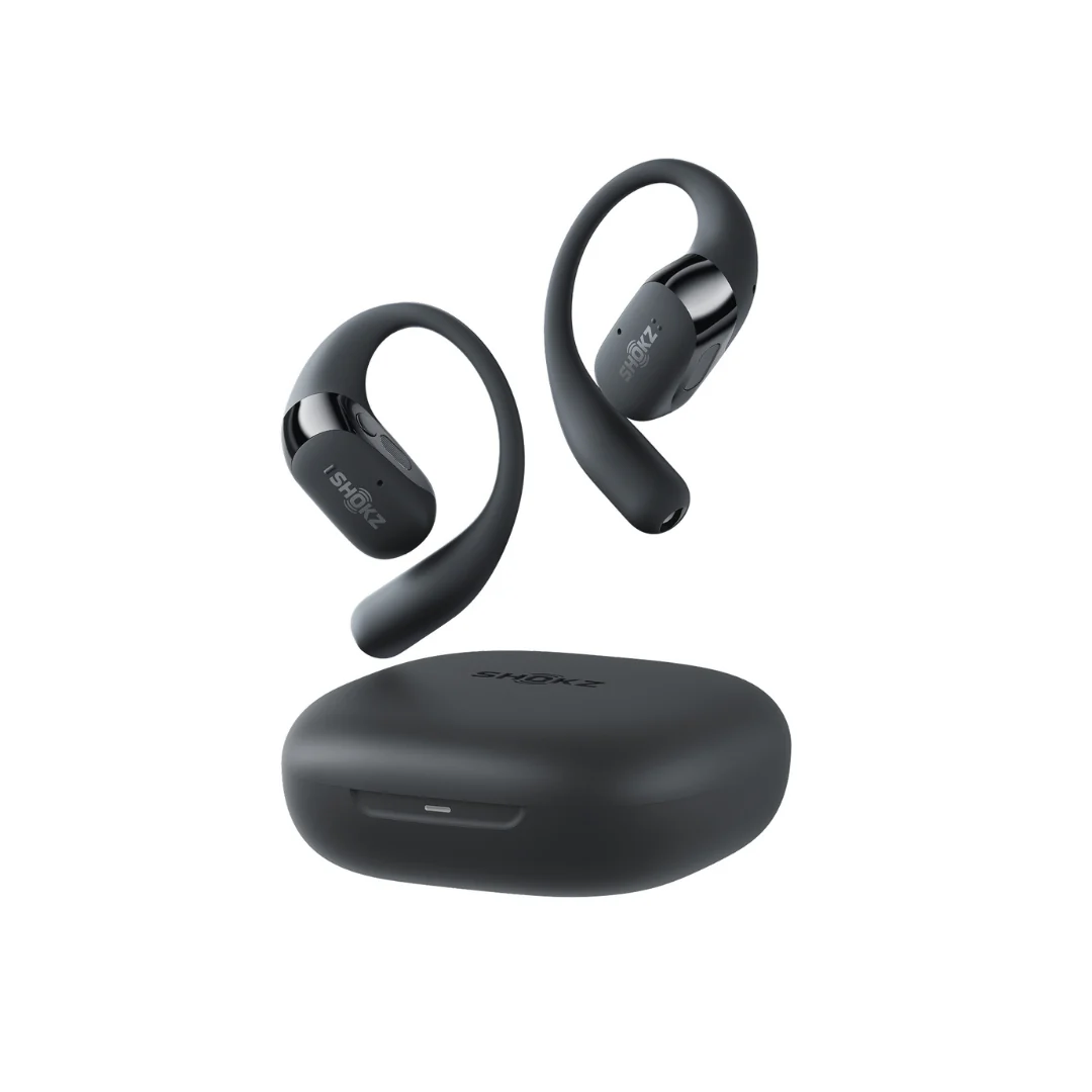 SHOKZ OpenFit 2+ Open-Ear True Wireless Earbuds - Black - Image 2