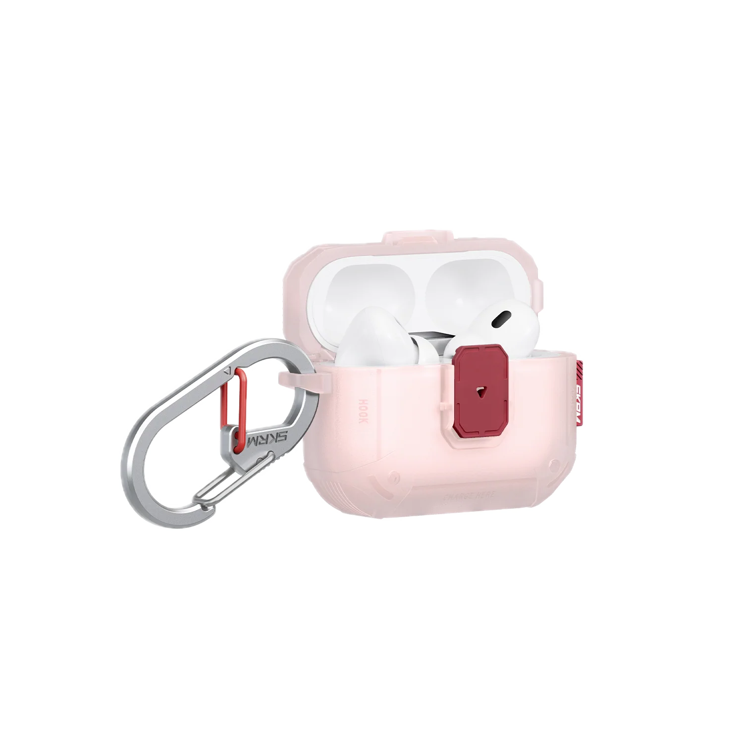 SKINARMA Mecha Le Lock Edition Frosted for AirPods Pro 3 - Blush - Image 2