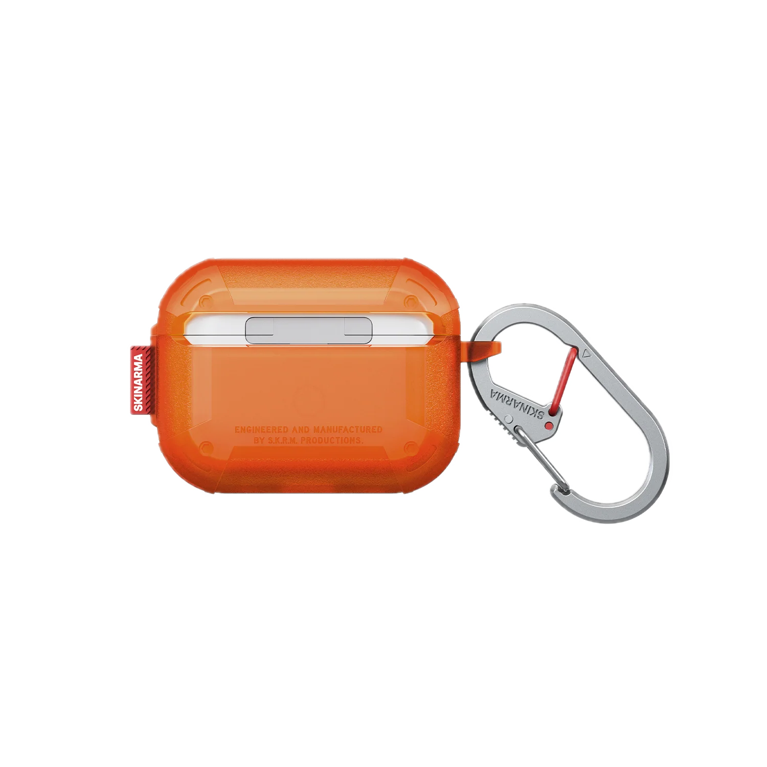 SKINARMA Mecha Le Lock Edition Frosted for AirPods Pro 3 - Orange - Image 3