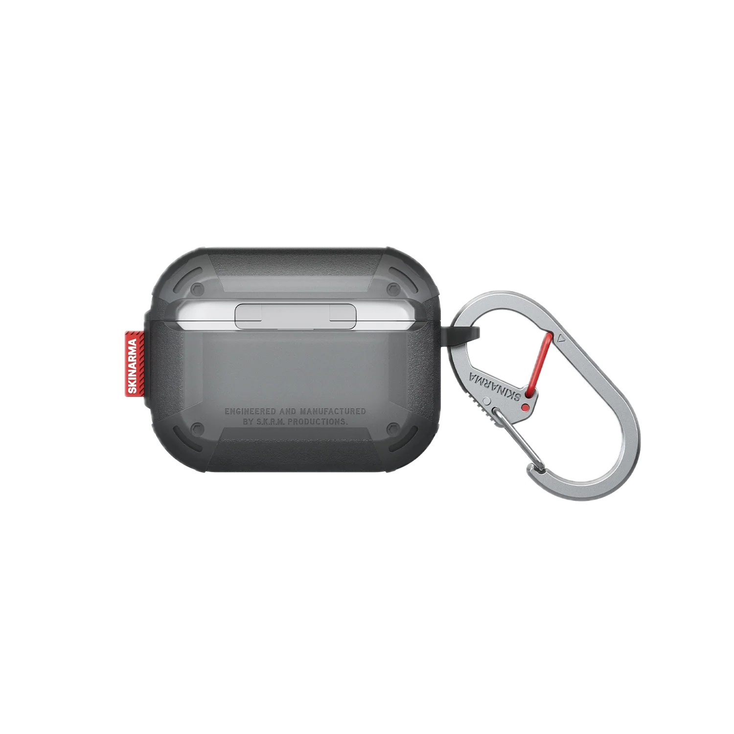 SKINARMA Mecha Le Lock Edition Frosted for AirPods Pro 3 - Smoke - Image 3