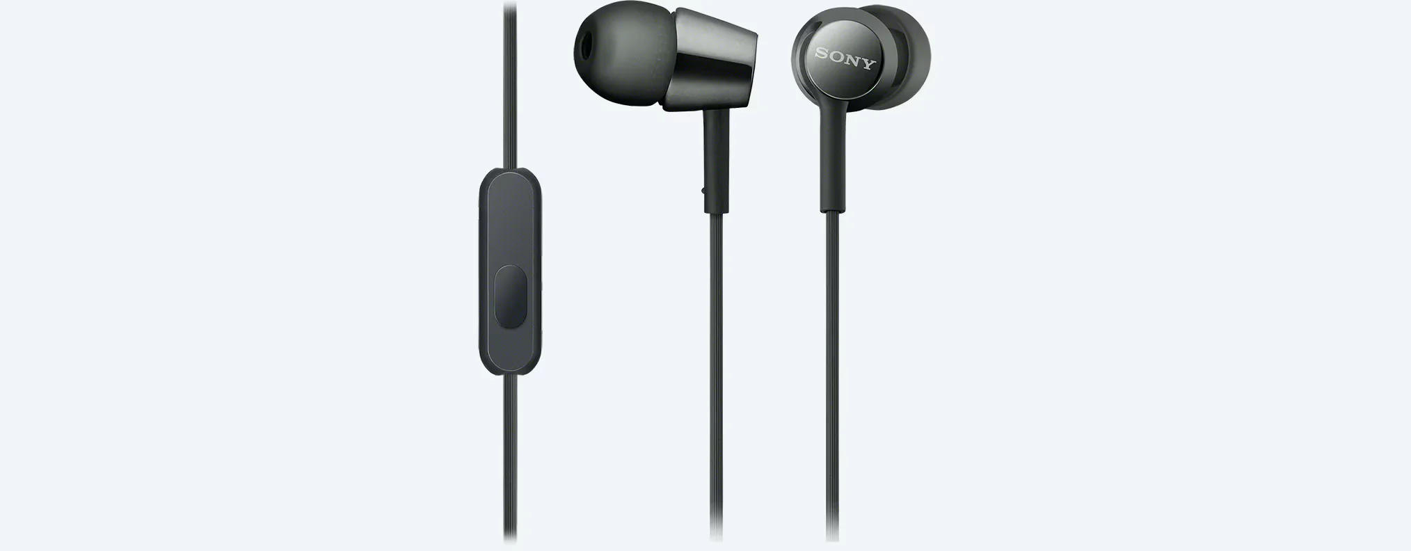 SONY MDR-EX155AP In-Ear Earphones - Black