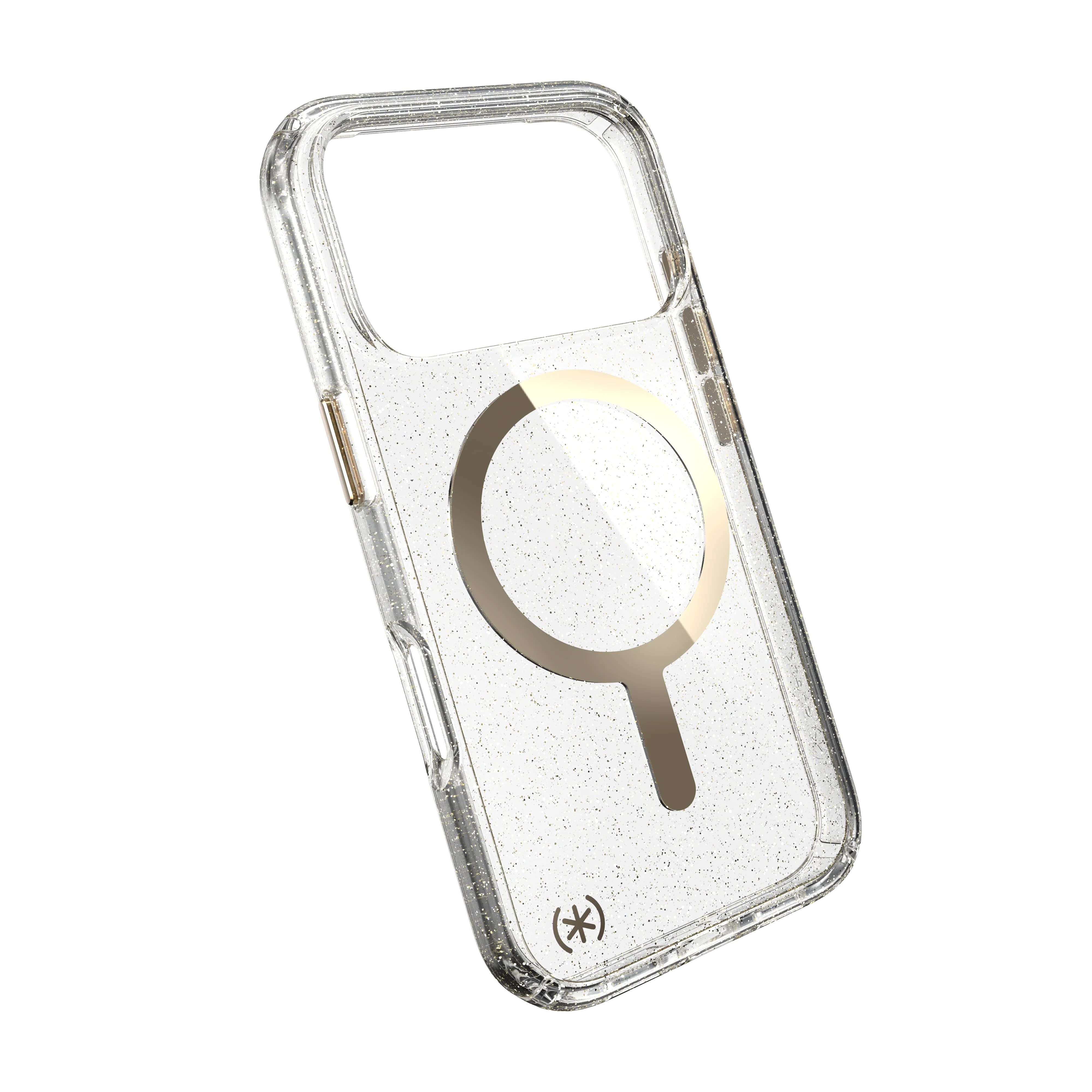 SPECK Presidio Lux MagSafe Case for iPhone 17 Pro - Glitter/Gold Metallic - Image 2
