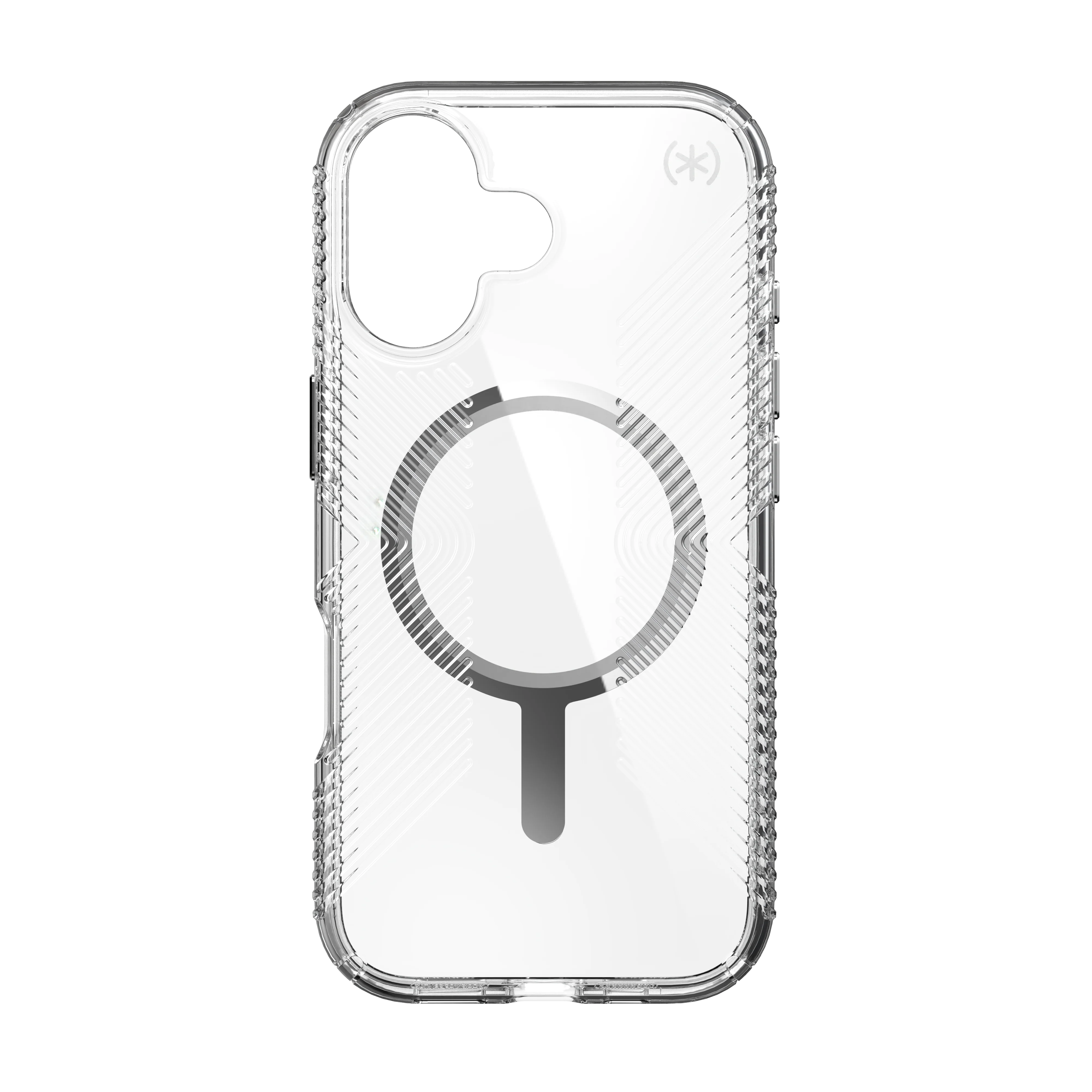 SPECK Presidio Perfect-Clear Grip MagSafe Case for iPhone 17 - Clear/Silver