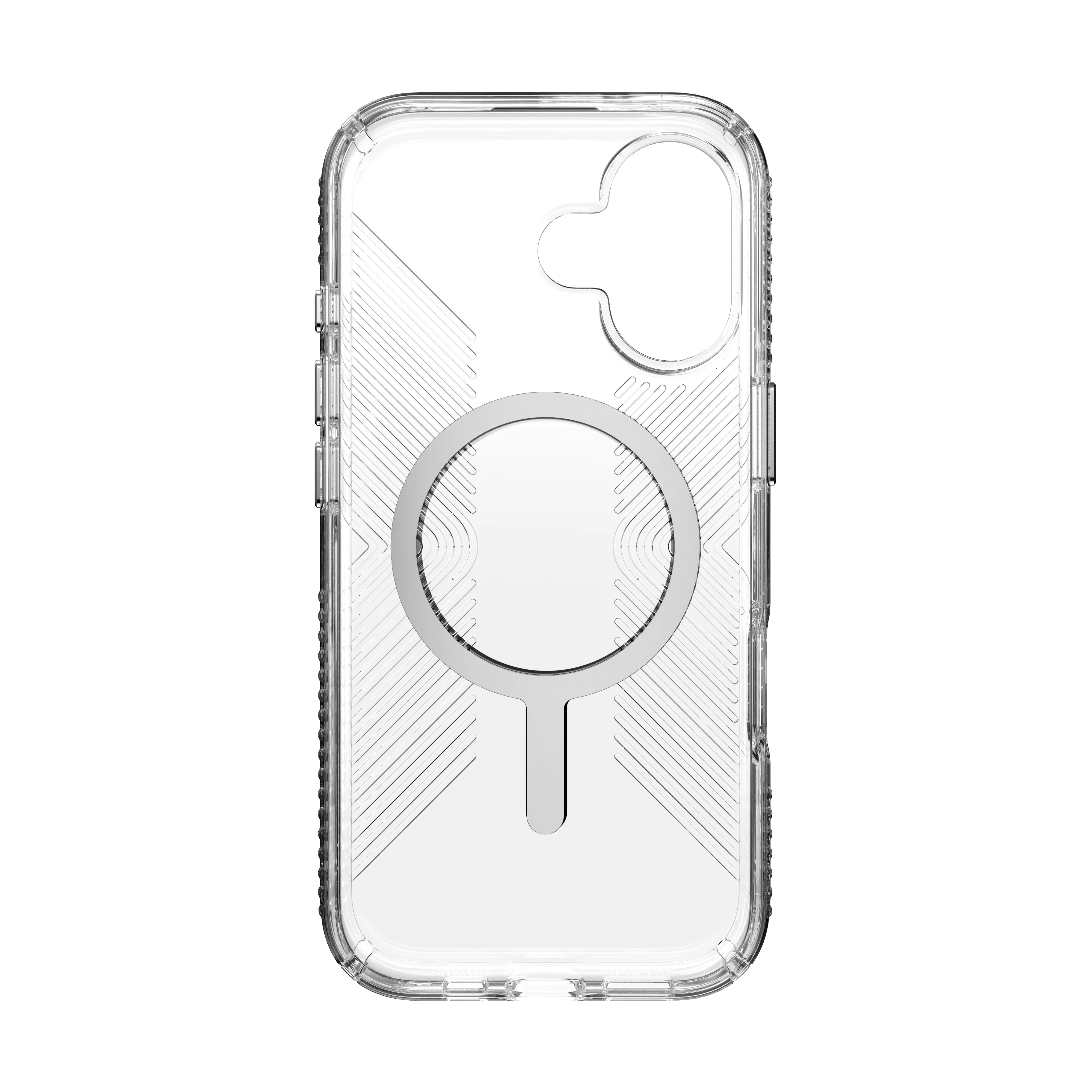 SPECK Presidio Perfect-Clear Grip MagSafe Case for iPhone 17 - Clear/Silver - Image 4