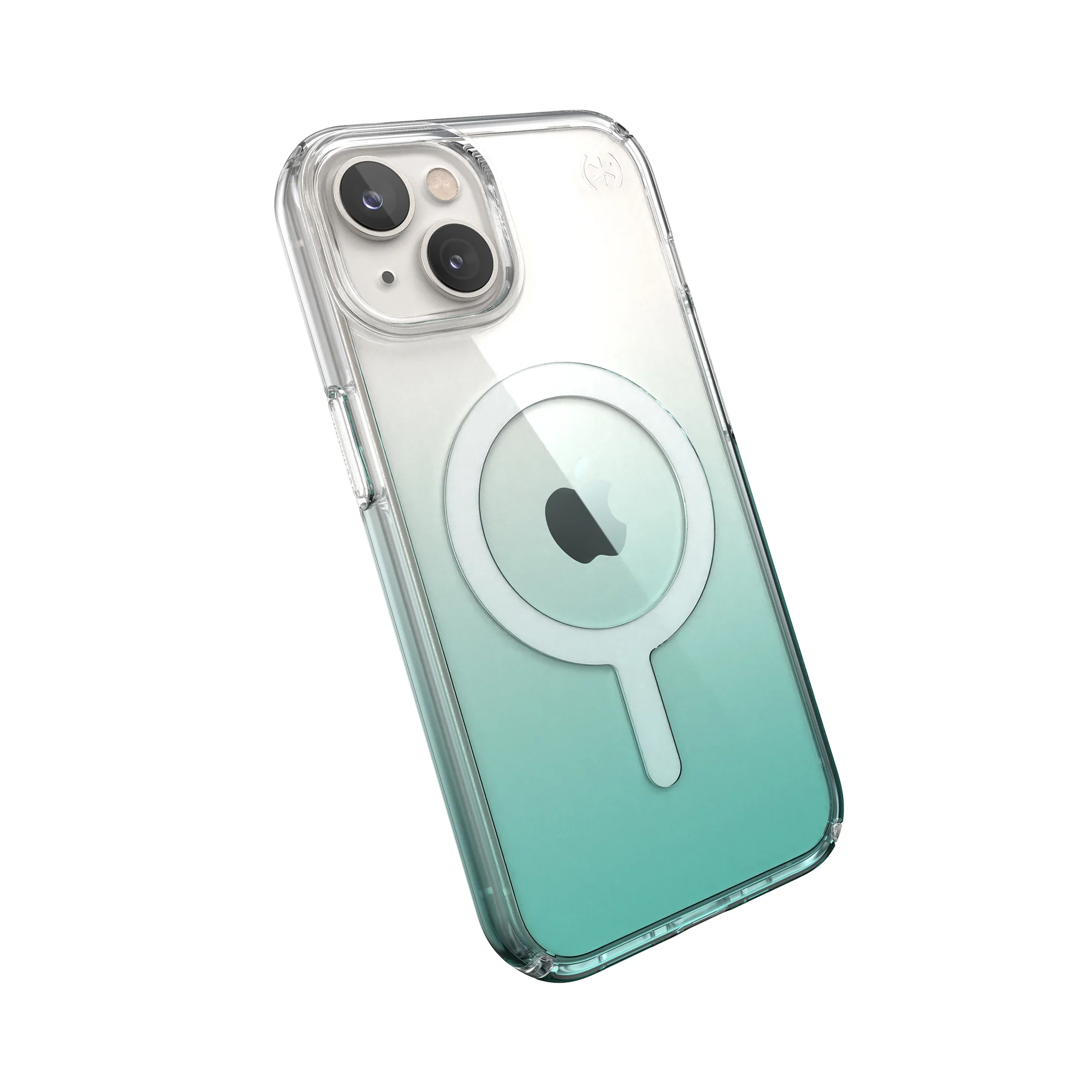 SPECK Presidio Perfect-Clear Ombre with MagSafe for iPhone 14 - Fantasy Teal Fade - Image 5