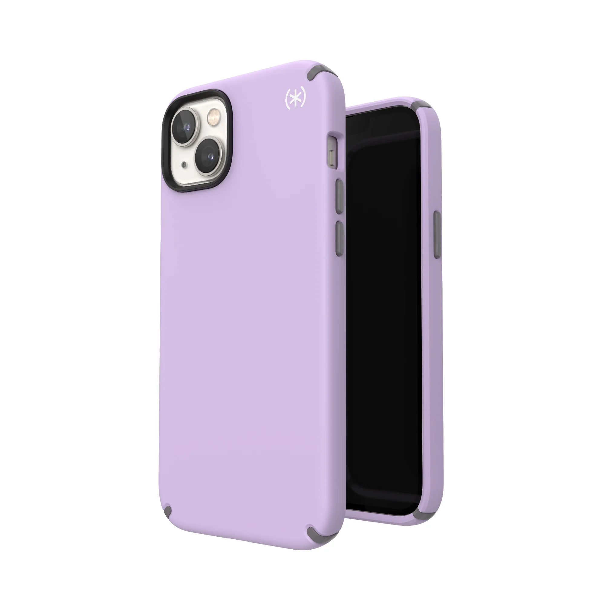 SPECK Presidio2 Pro Case for iPhone 14 Plus - Spring Purple/Cloudy Grey/White - Image 2