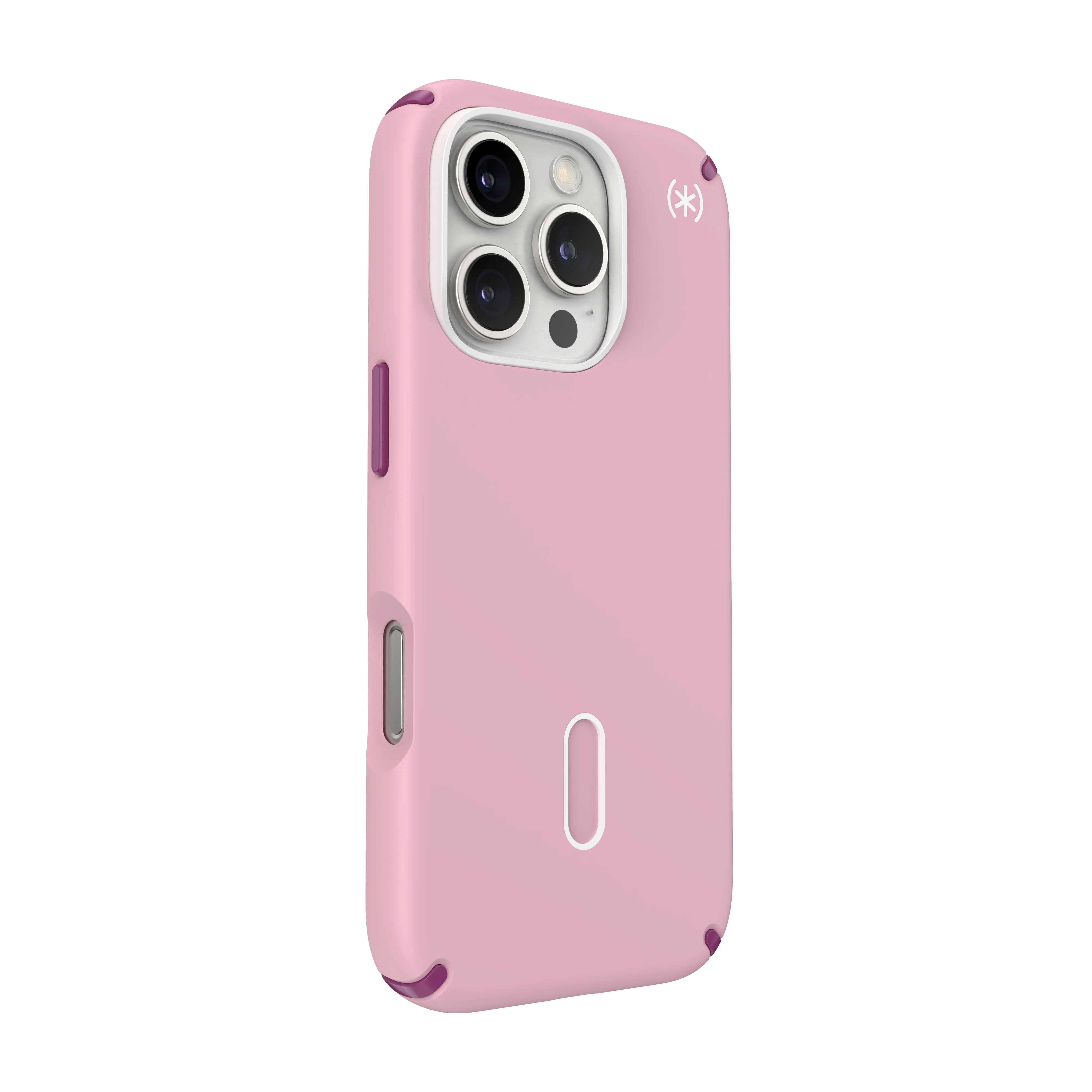 SPECK Presidio2 Pro MagSafe + ClickLock Case for iPhone 16 Pro - Wednesday Pink/Boysenberry Purple - Image 5