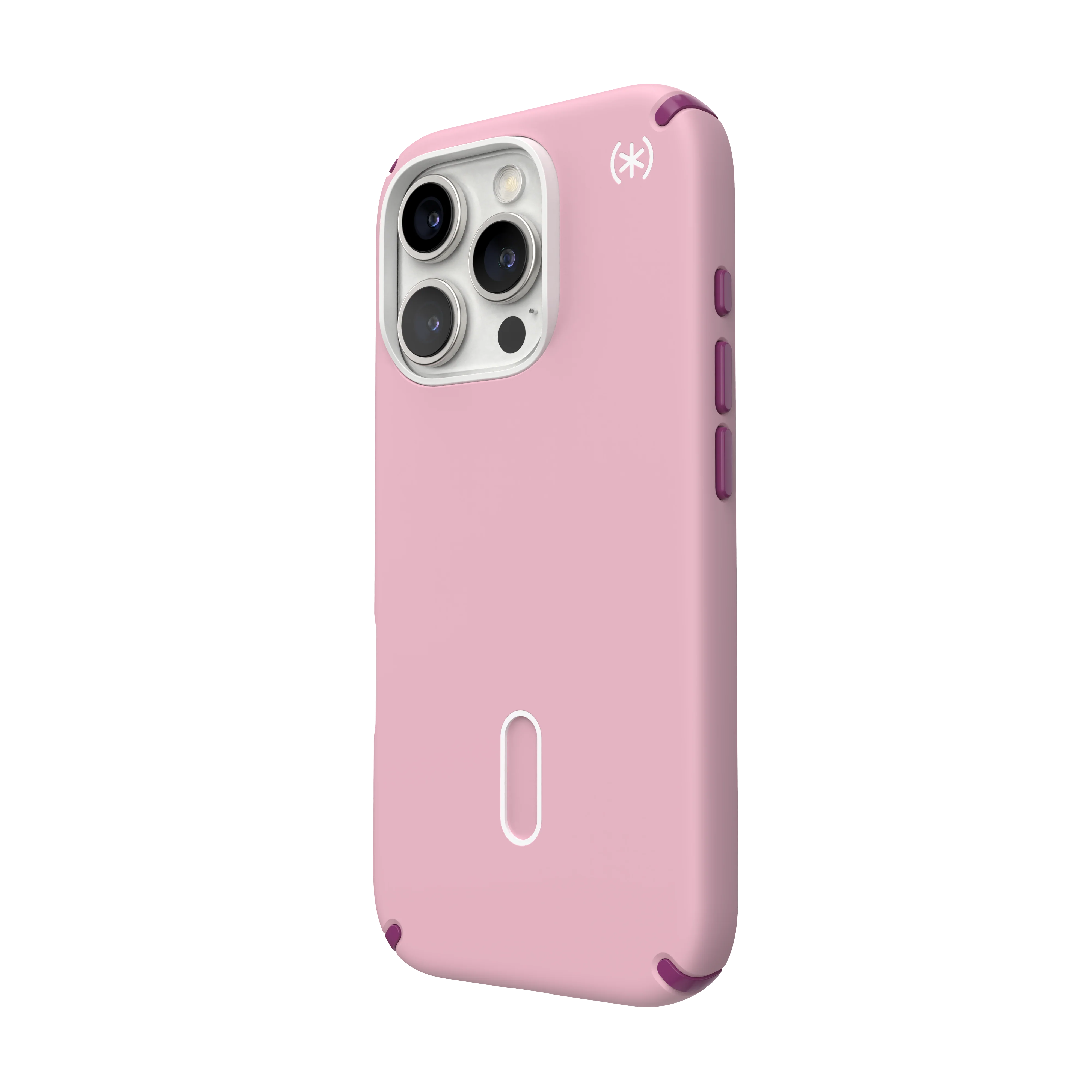SPECK Presidio2 Pro MagSafe + ClickLock Case for iPhone 16 Pro - Wednesday Pink/Boysenberry Purple - Image 6