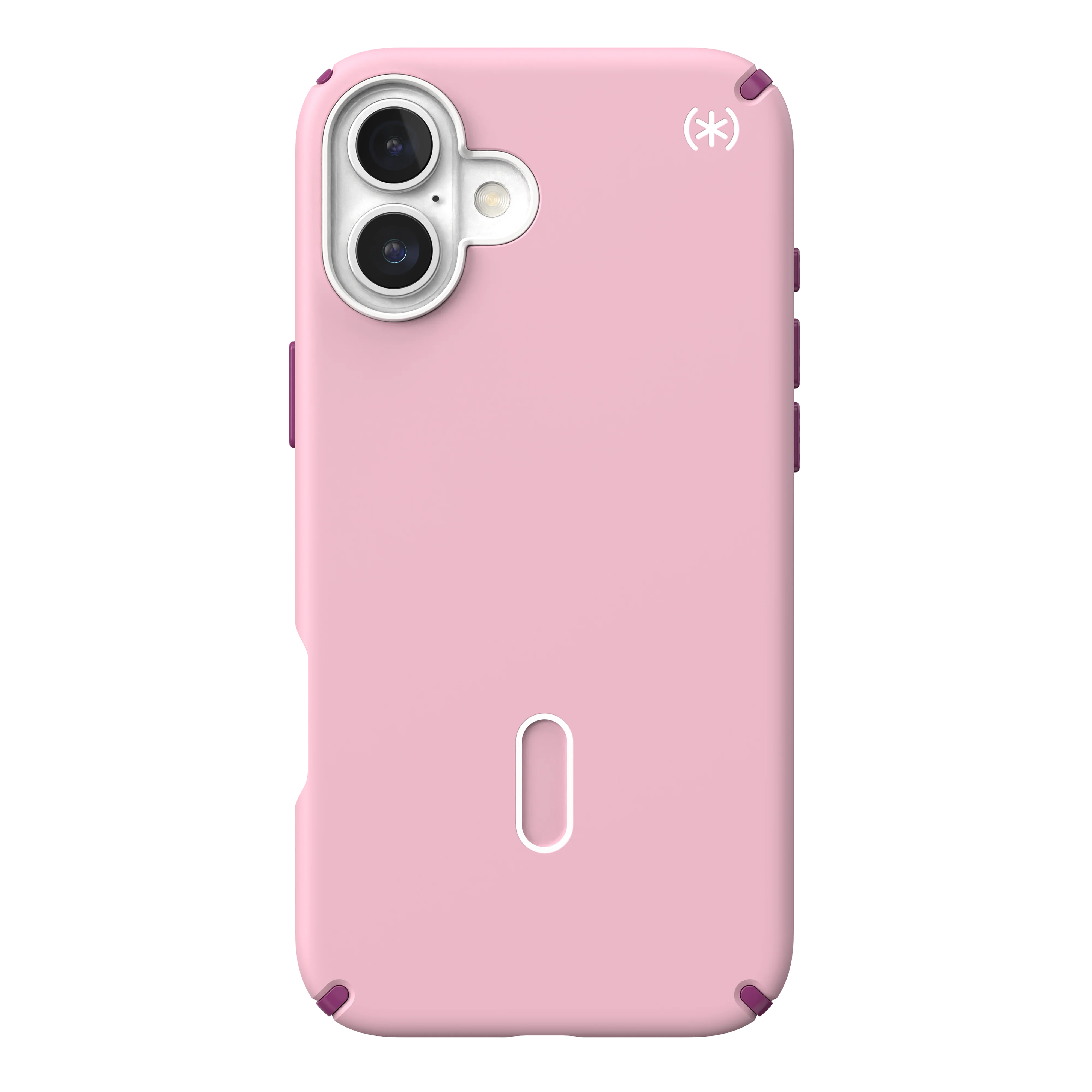 SPECK Presidio2 Pro MagSafe + ClickLock Case for iPhone 16 - Wednesday Pink/Boysenberry Purple