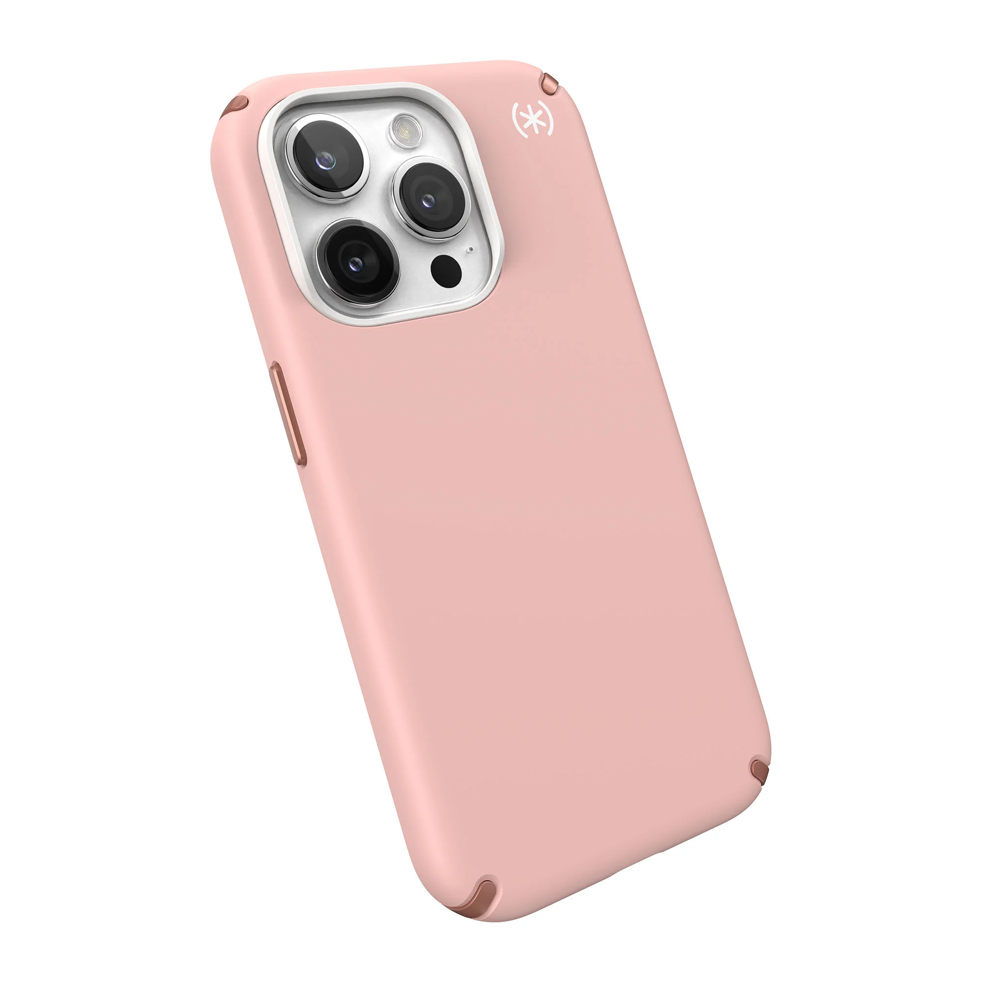 SPECK Presidio2 Pro with MagSafe for iPhone 15 Pro - Dahlia Pink/Rose Copper/White - Image 5