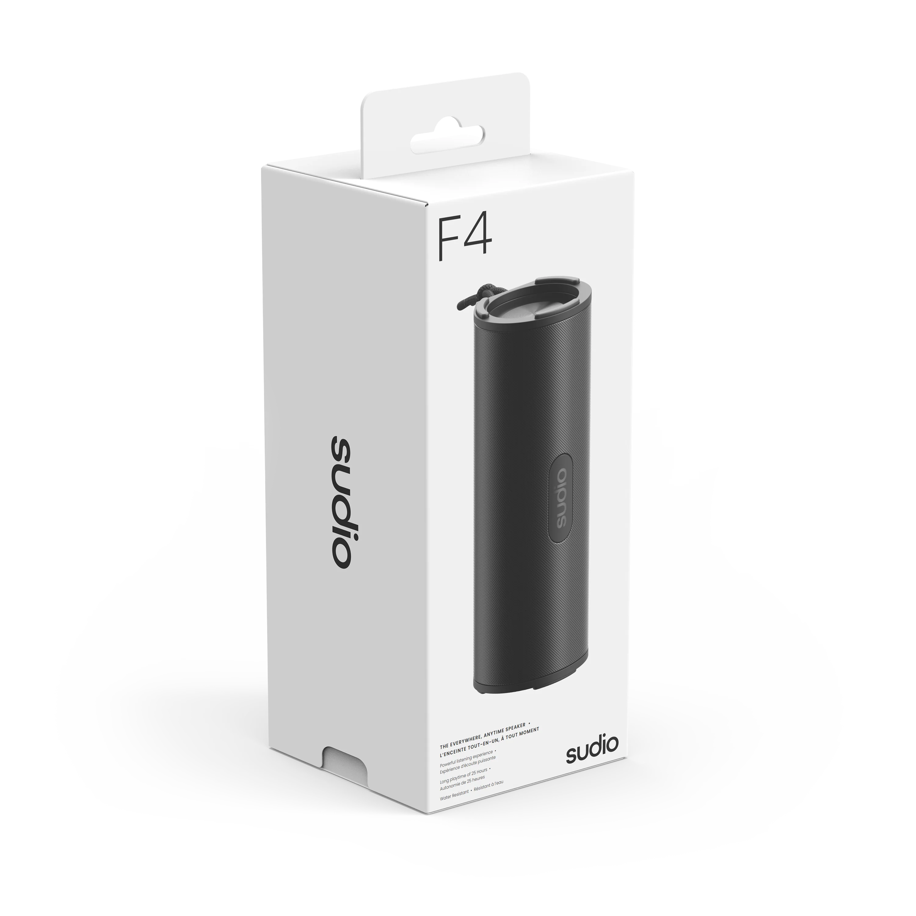 SUDIO F4 Portable Bluetooth Speaker - Black - Image 3