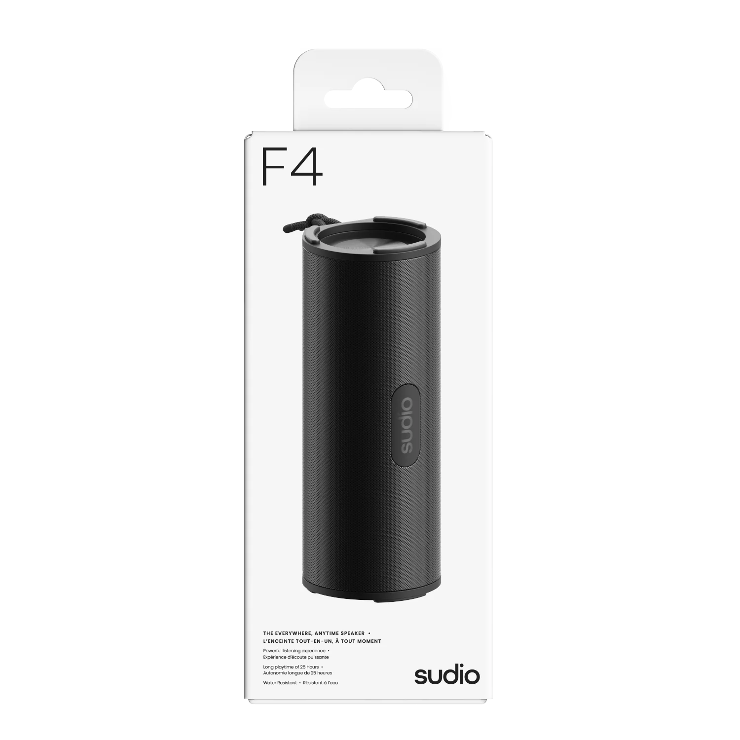 SUDIO F4 Portable Bluetooth Speaker - Black - Image 6