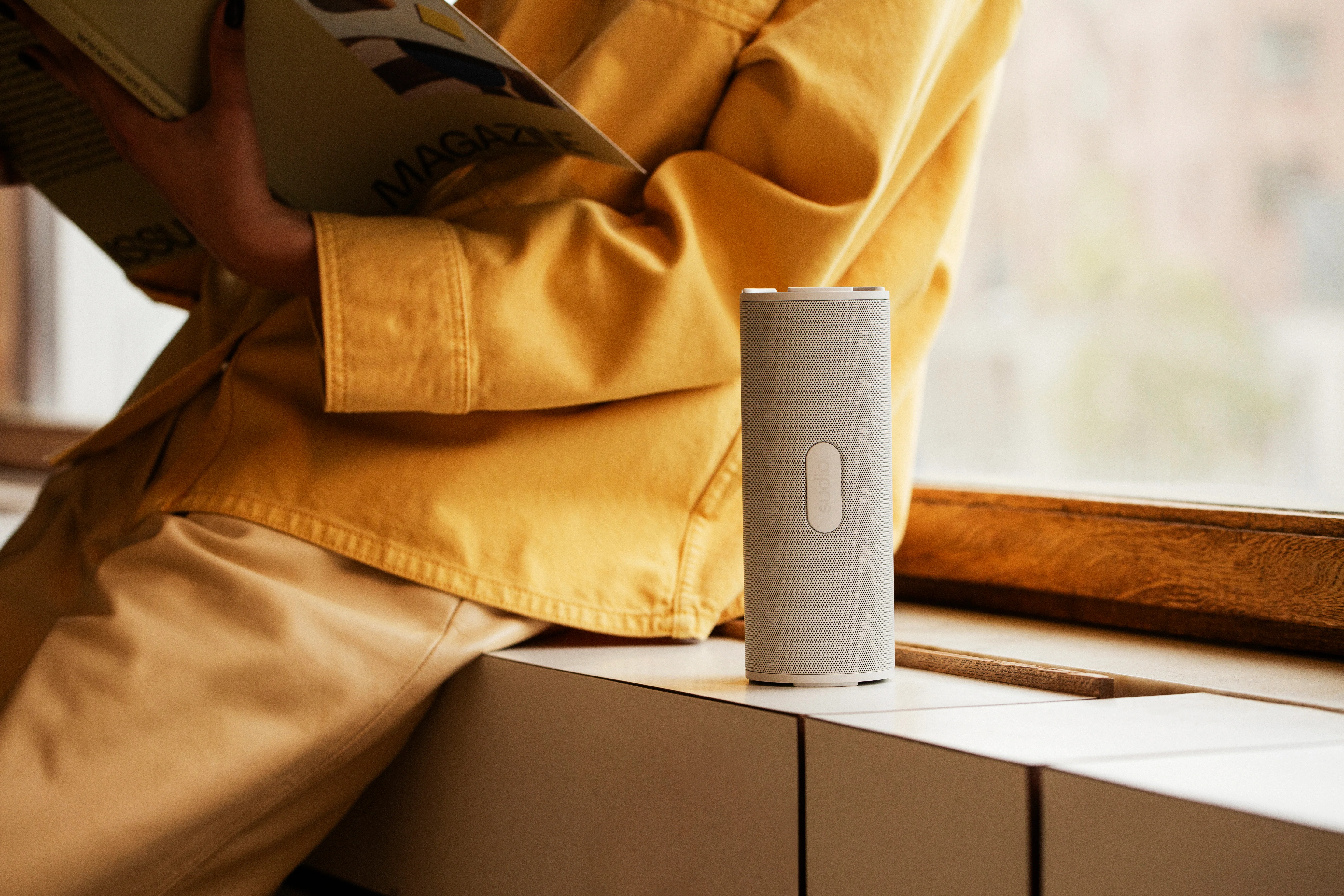 SUDIO F4 Portable Bluetooth Speaker - White - Image 12