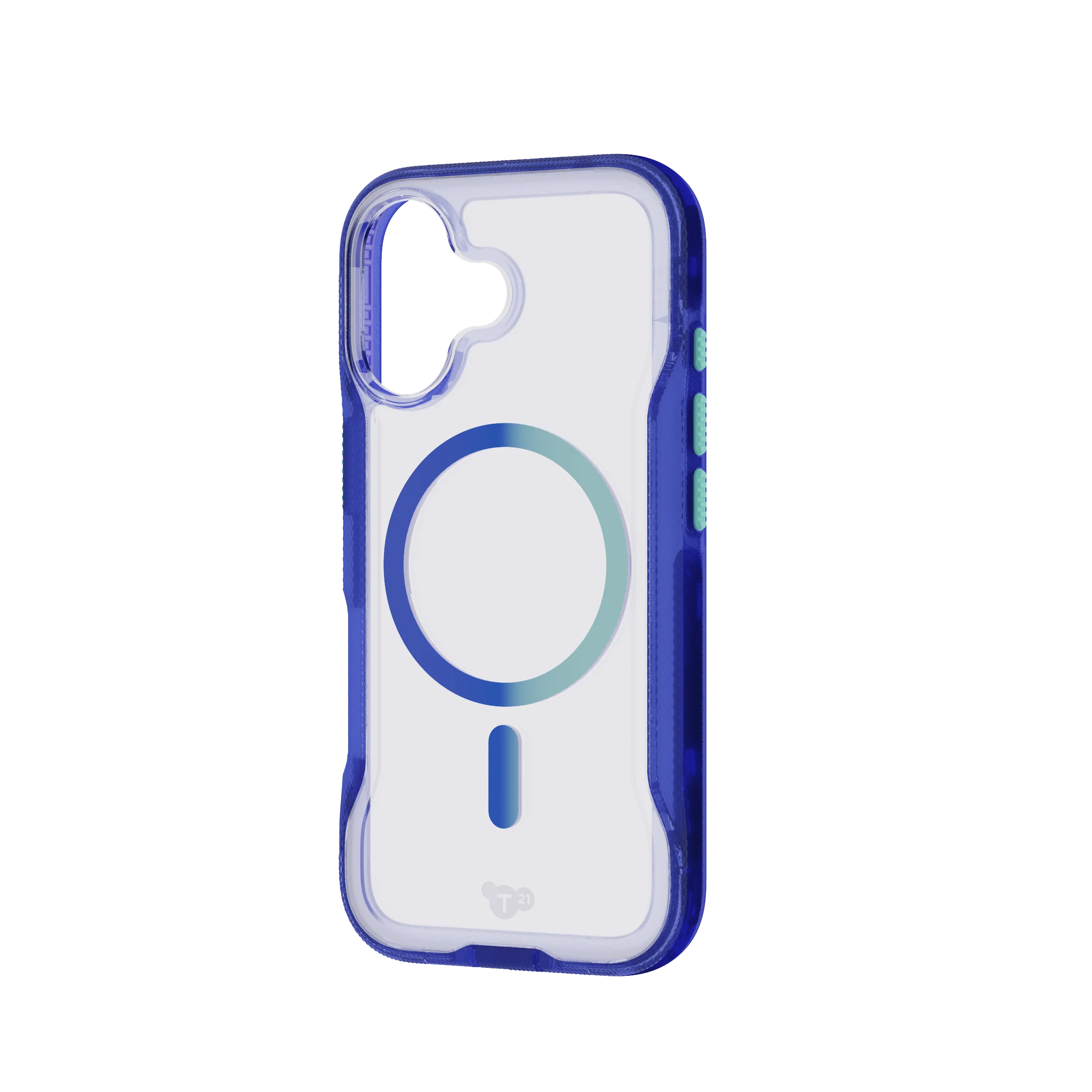 TECH21 EvoPro MagSafe Case for iPhone 17 - Electric Blue/Jelly Mint - Image 2