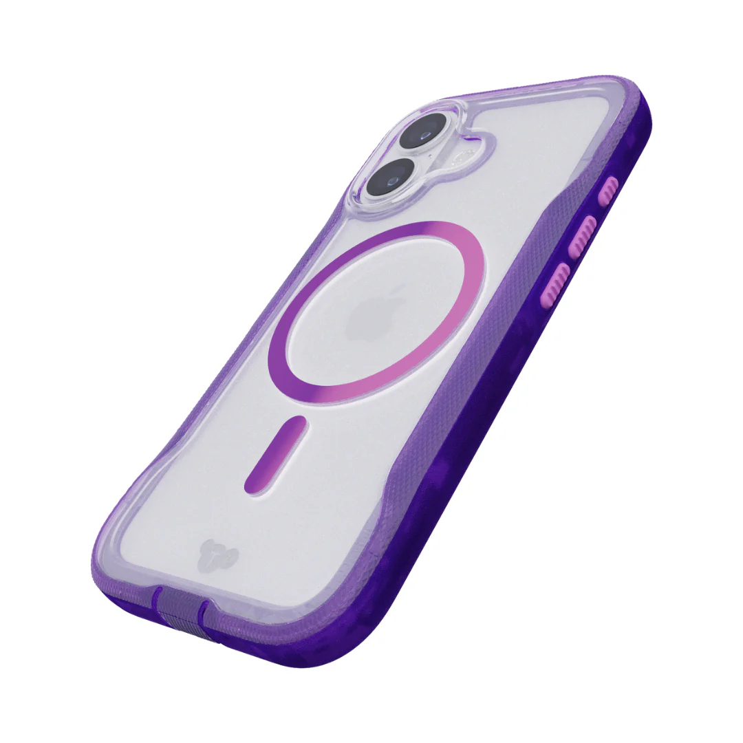TECH21 EvoPro MagSafe Case for iPhone 17 - Kindred Purple/Cyber Pink - Image 3
