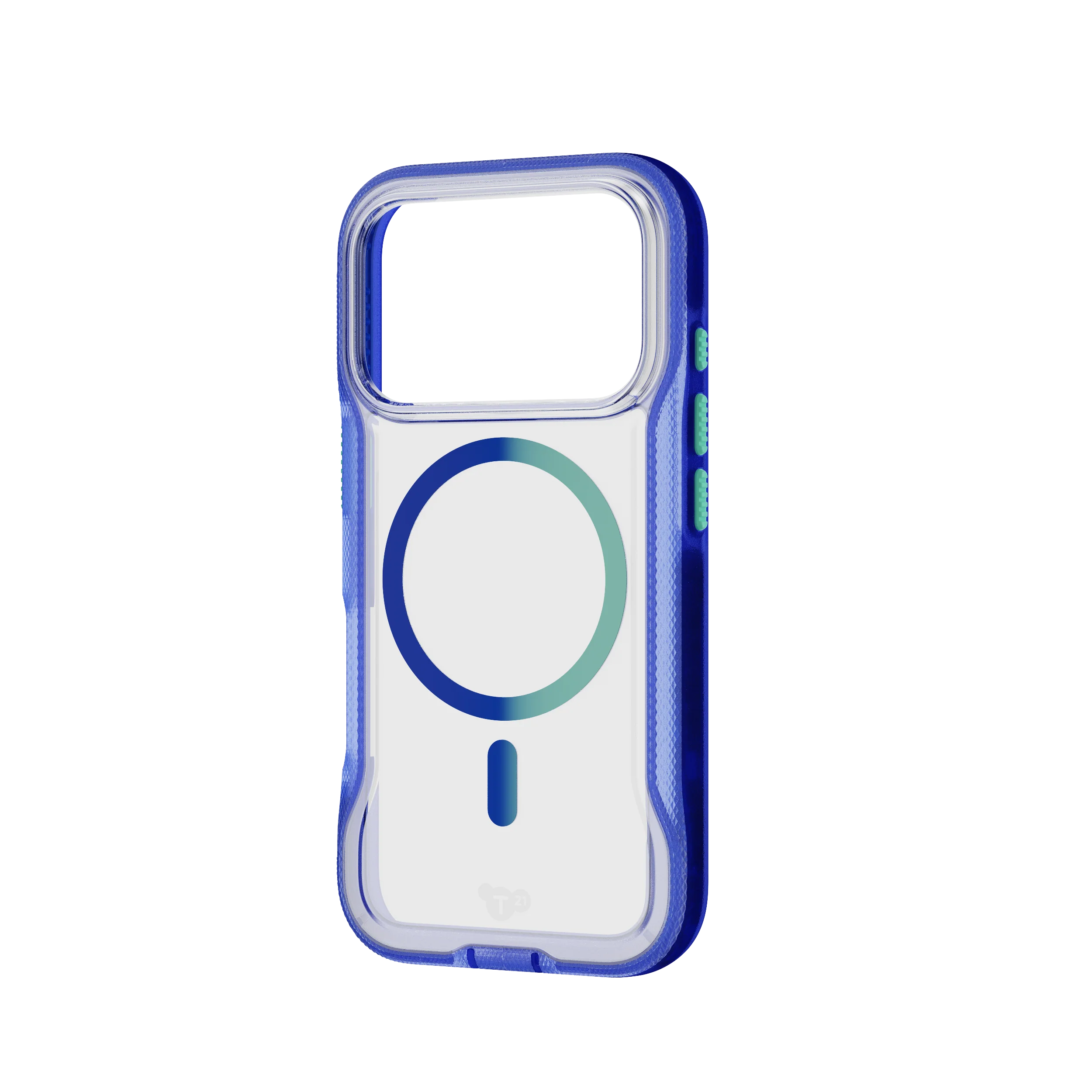 TECH21 EvoPro MagSafe Case for iPhone 17 Pro - Electric Blue/Jelly Mint - Image 4
