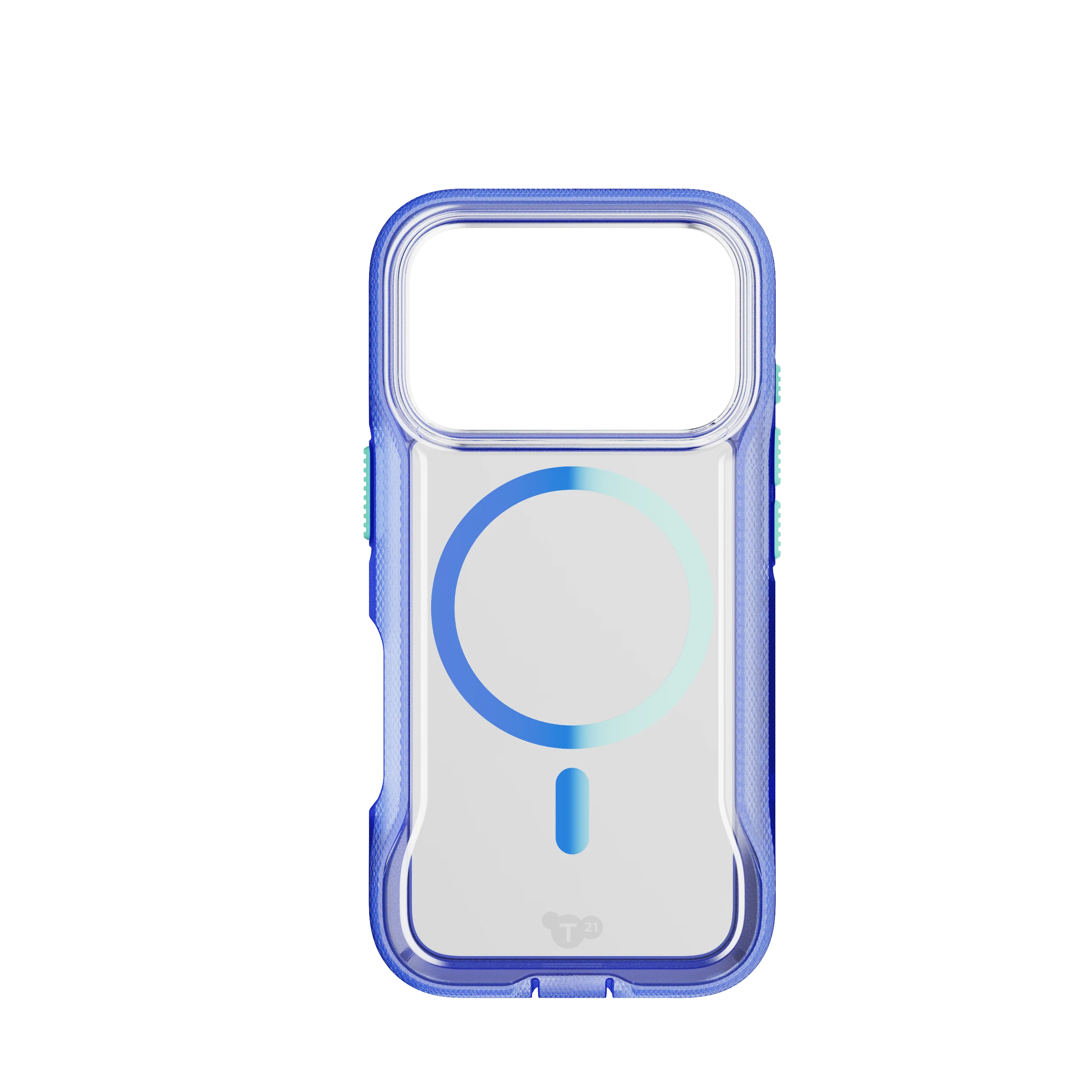 TECH21 EvoPro MagSafe Case for iPhone 17 Pro - Electric Blue/Jelly Mint - Image 6