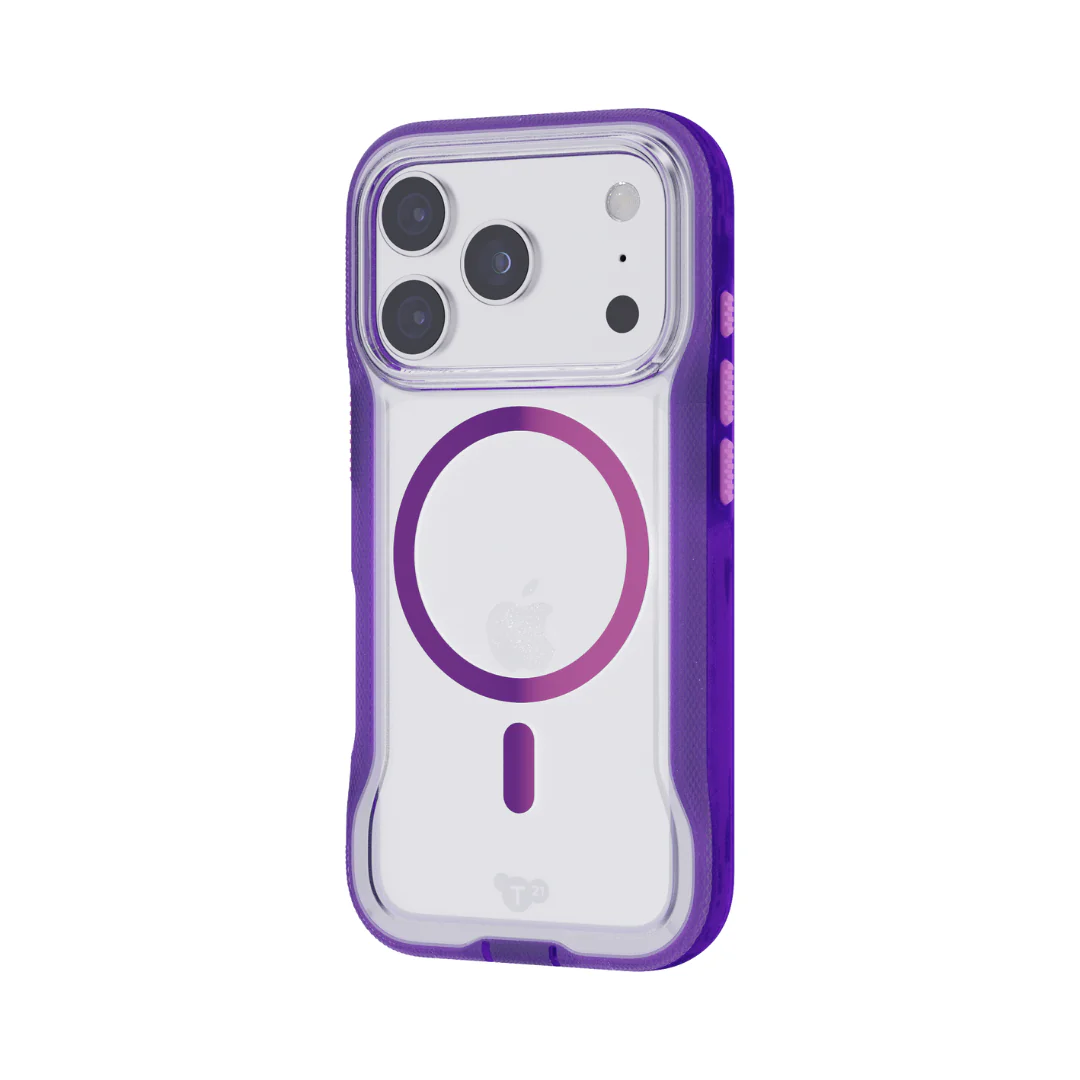 TECH21 EvoPro MagSafe Case for iPhone 17 Pro - Kindred Purple/Cyber Pink - Image 2