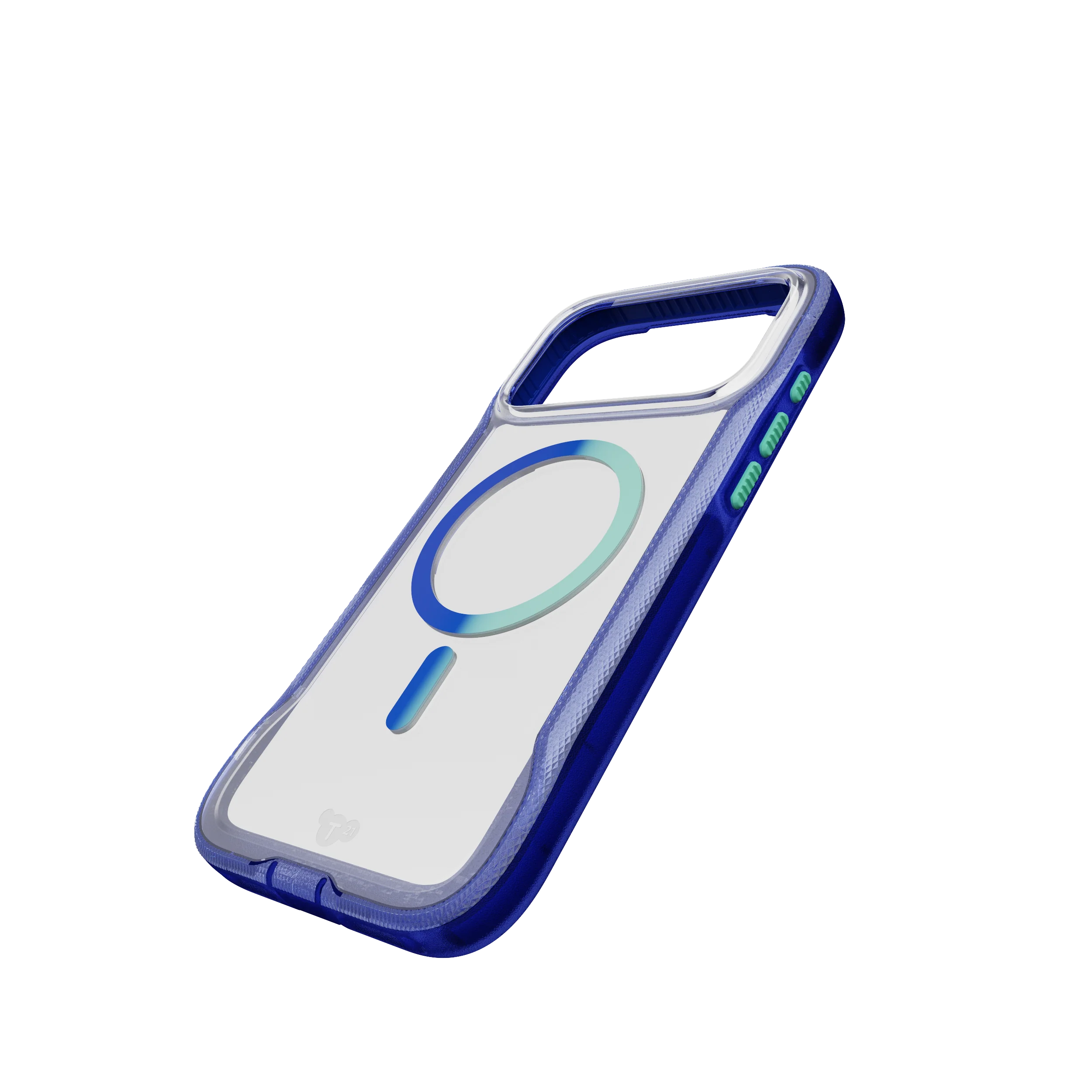 TECH21 EvoPro MagSafe Case for iPhone 17 Pro Max - Electric Blue/Jelly Mint - Image 2