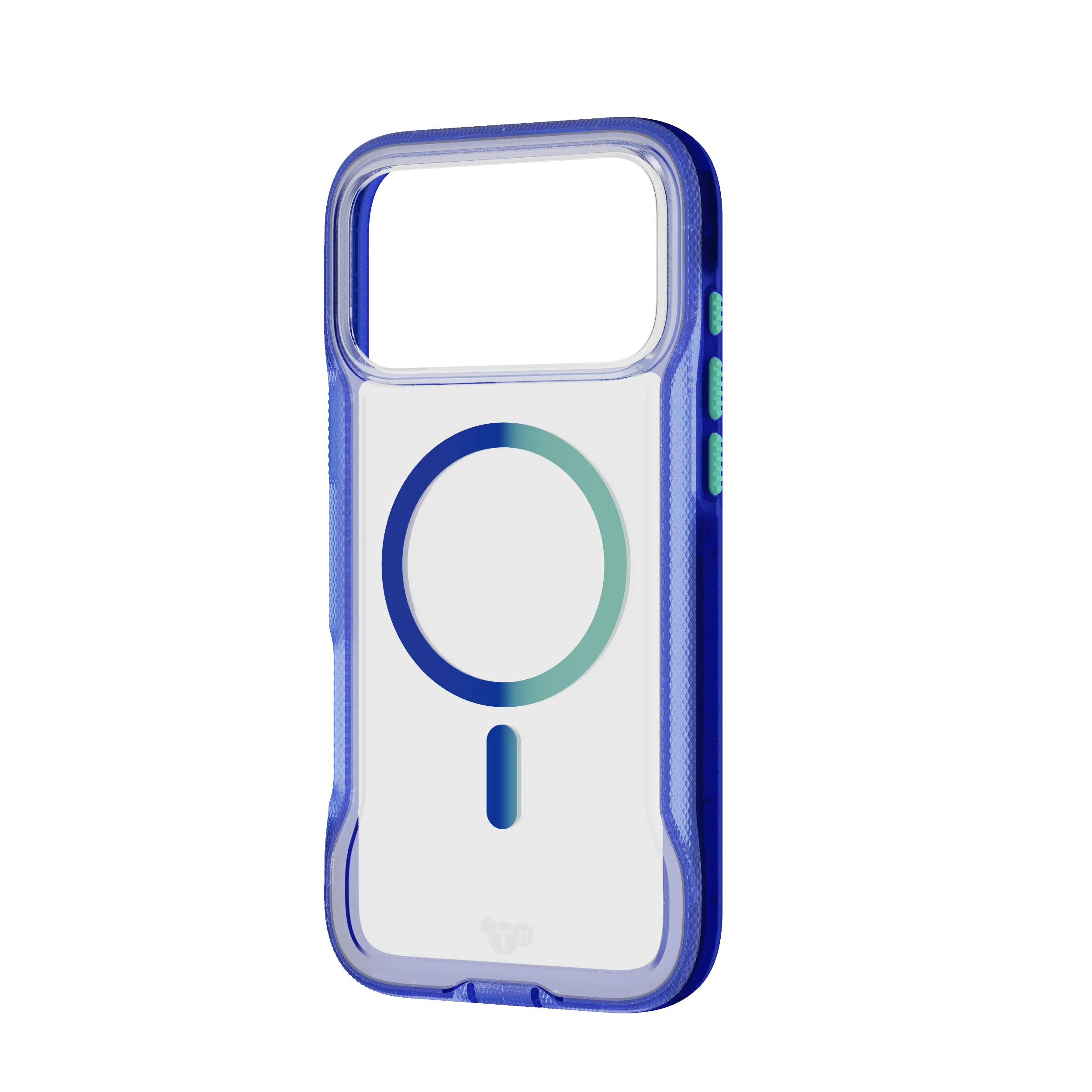TECH21 EvoPro MagSafe Case for iPhone 17 Pro Max - Electric Blue/Jelly Mint - Image 4
