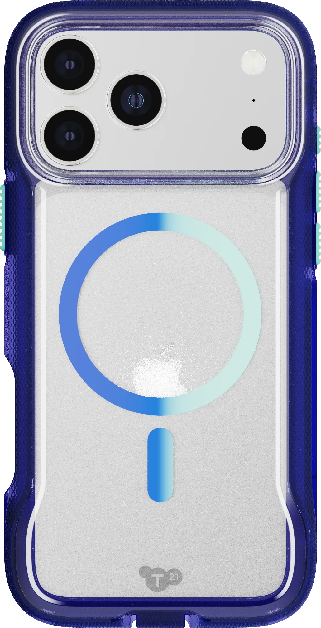 TECH21 EvoPro MagSafe Case for iPhone 17 Pro Max - Electric Blue/Jelly Mint - Image 8