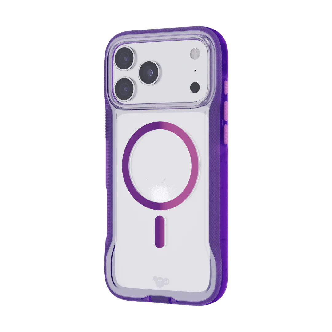 TECH21 EvoPro MagSafe Case for iPhone 17 Pro Max - Kindred Purple/Cyber Pink - Image 2