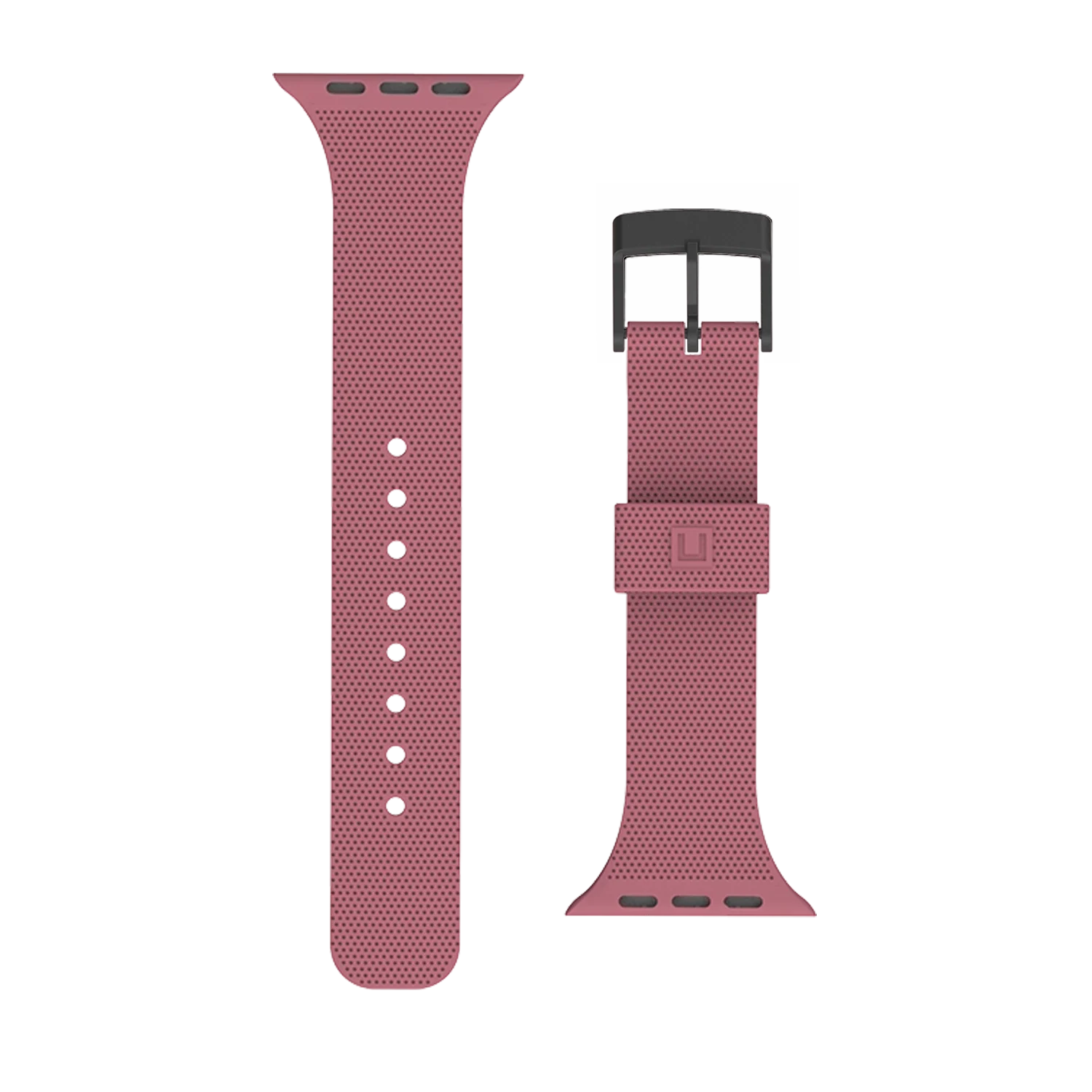 U BY UAG [U] Dot Silicone Strap for Apple Watch 42/44/45 mm - Dusty Rose - Image 4