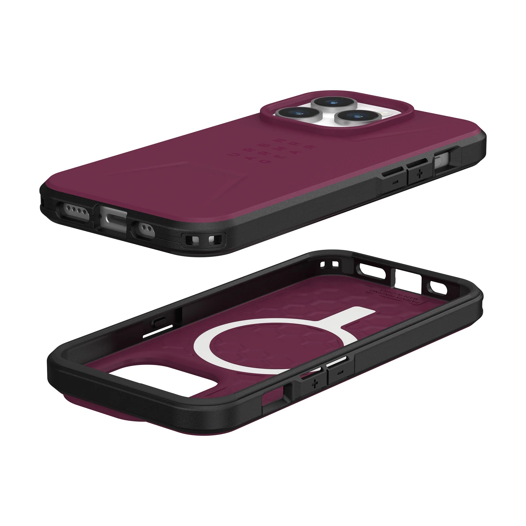 UAG Civilian MagSafe Case for iPhone 15 Pro - Bordeaux - Image 8