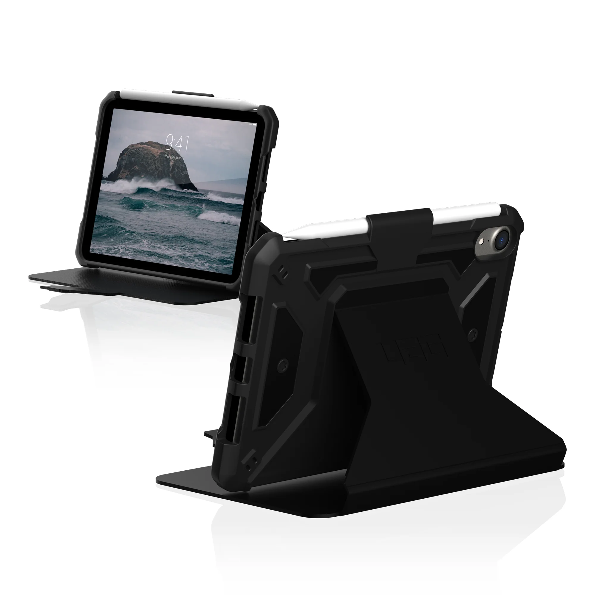 UAG Metropolis SE Case for iPad mini (7th Gen) A17 Pro / 6th Gen - Black - Image 3