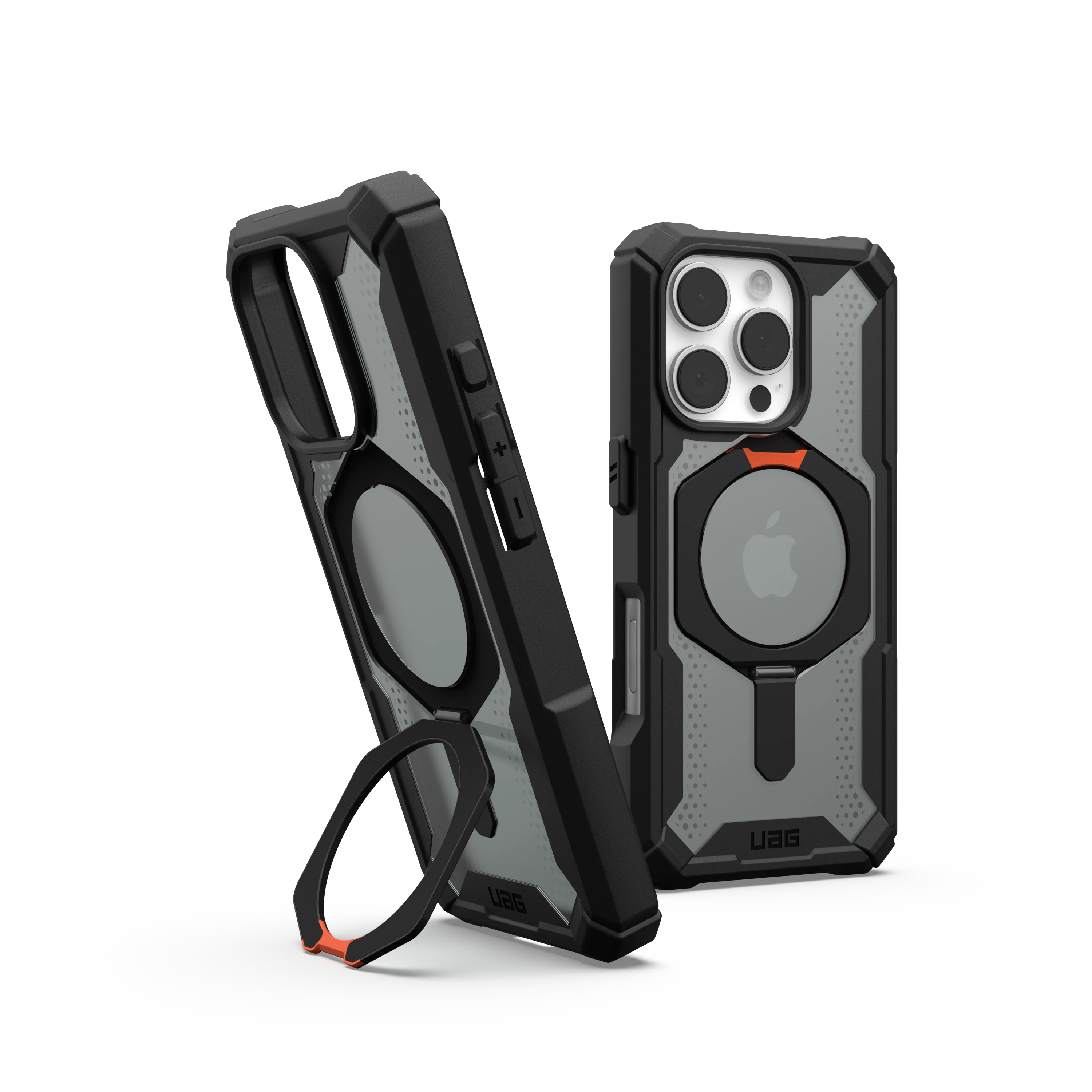 UAG Plasma XTE MagSafe Case for iPhone 16 Pro - Black/Orange - Image 2
