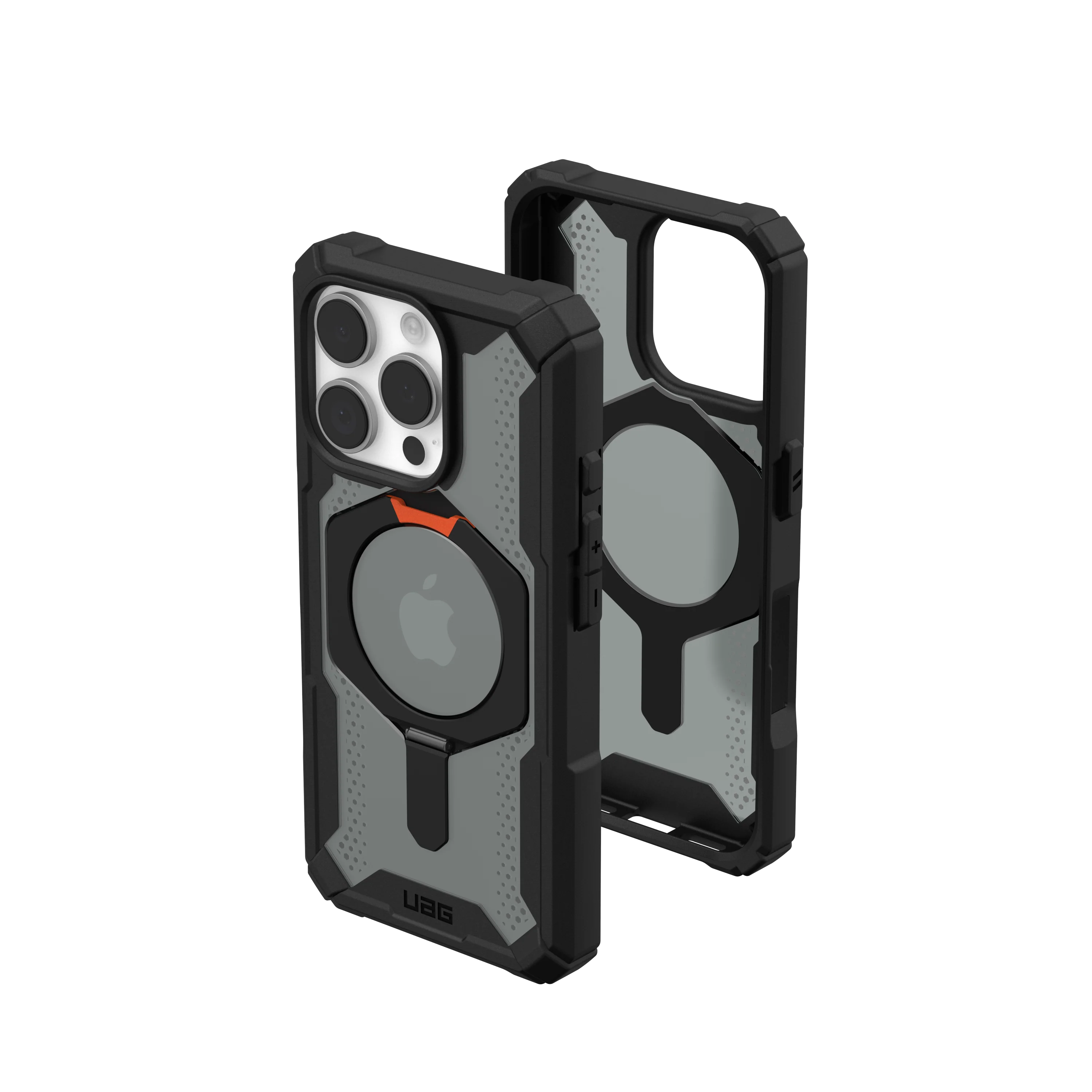 UAG Plasma XTE MagSafe Case for iPhone 16 Pro - Black/Orange - Image 3