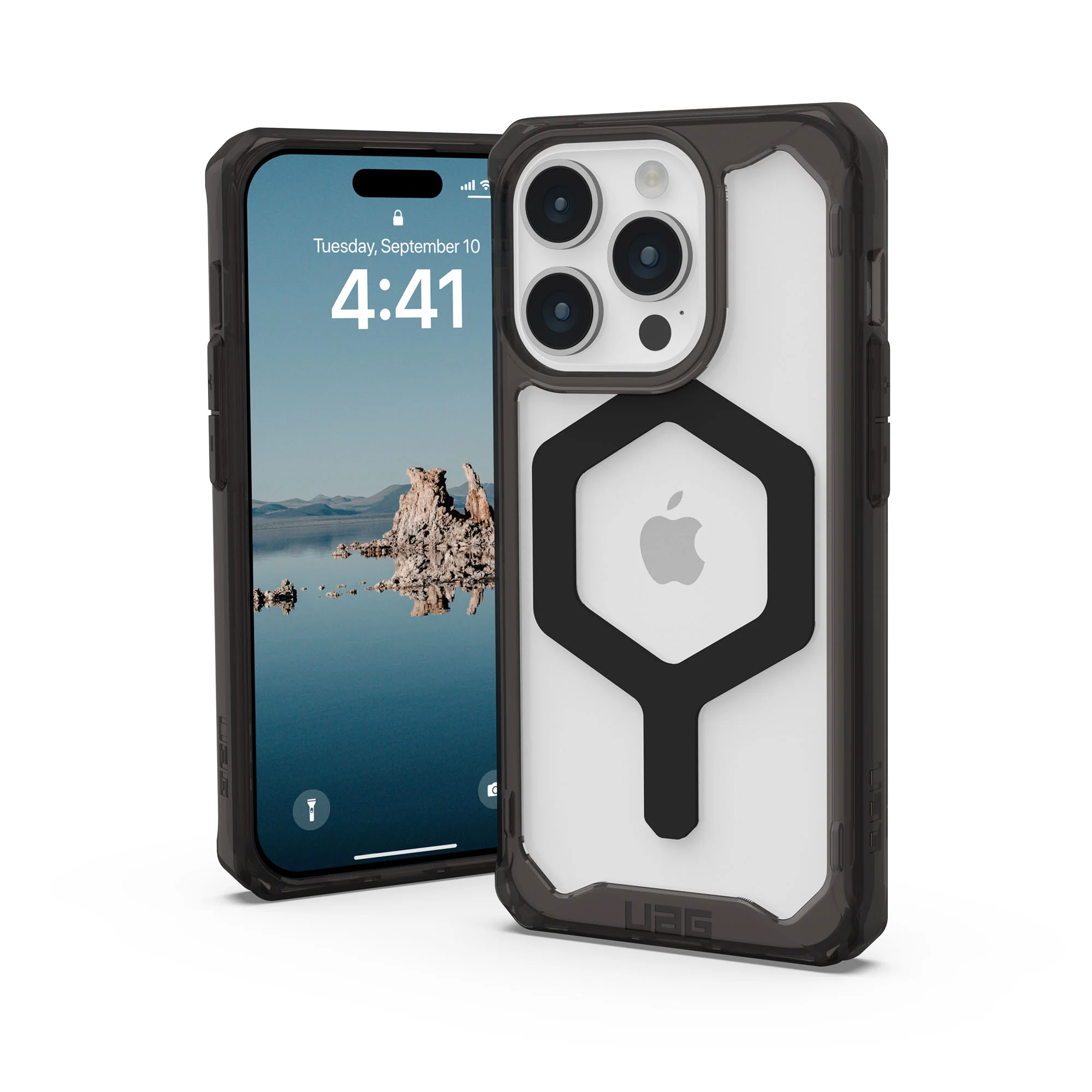 UAG Plyo MagSafe Case for iPhone 15 Pro - Black/Black - Image 7