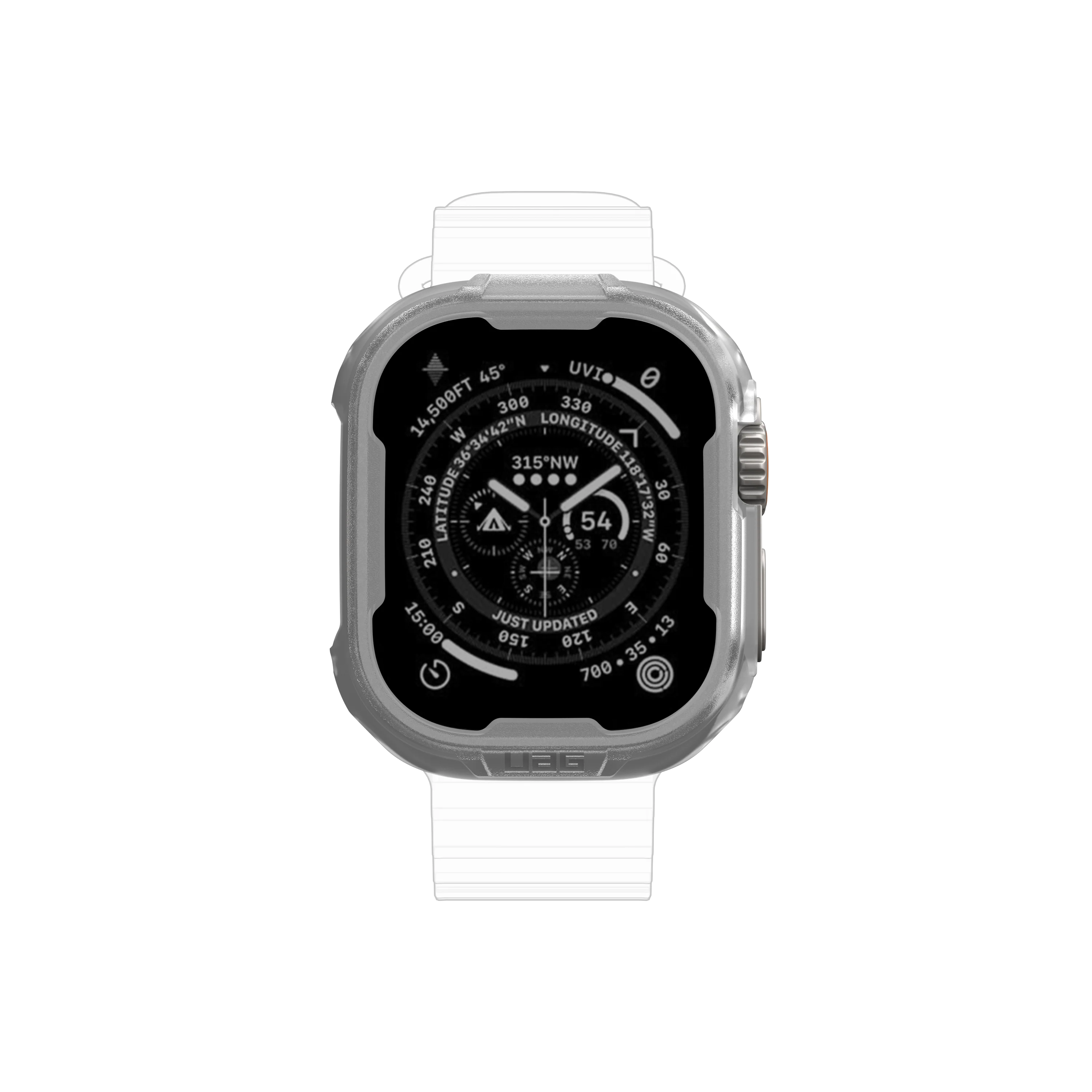 UAG Scout Watch Case for Apple Watch 49mm - Frosted Ice - Image 7
