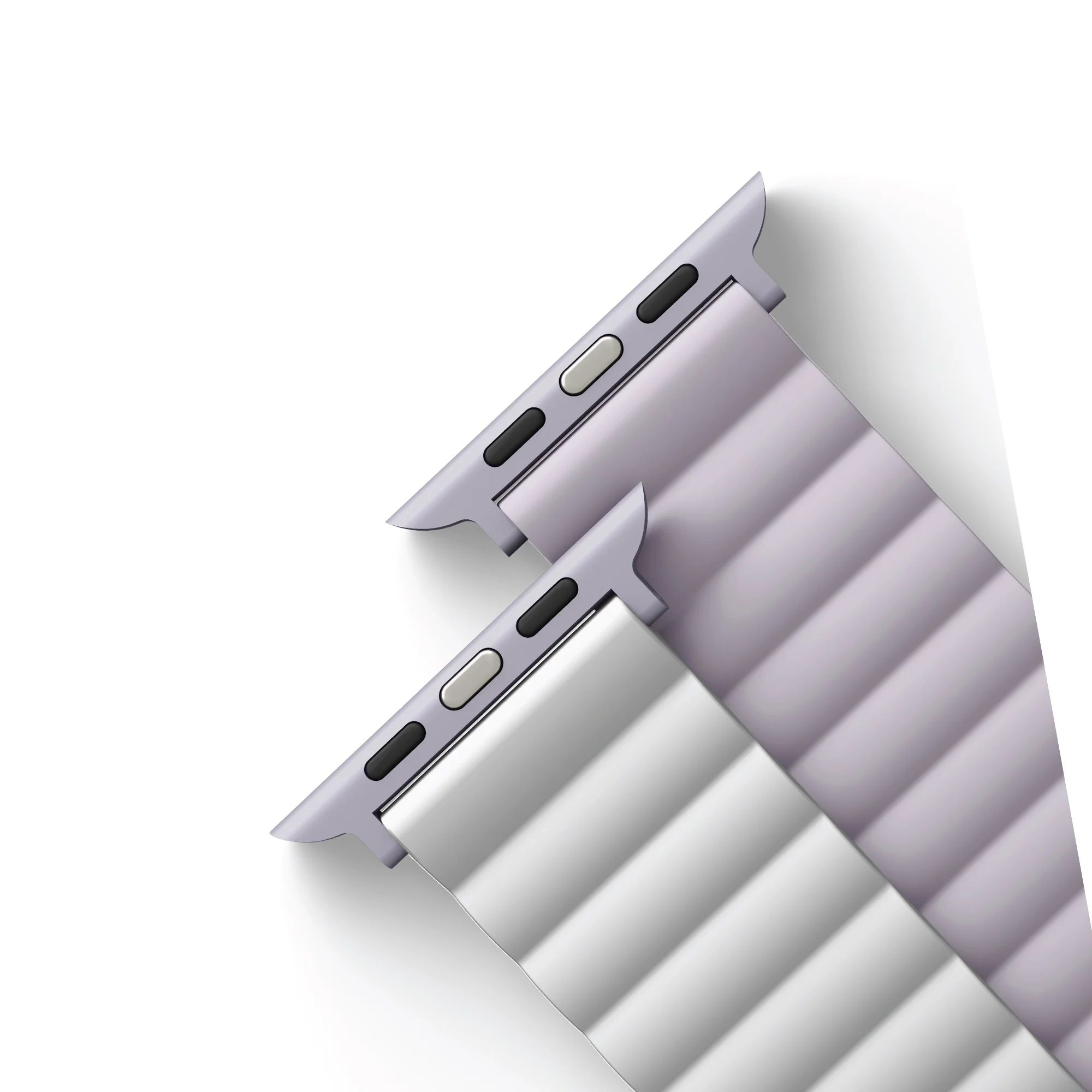 UNIQ Revix Watch Strap for Apple Watch 42/44/45mm - Lilac White - Image 2