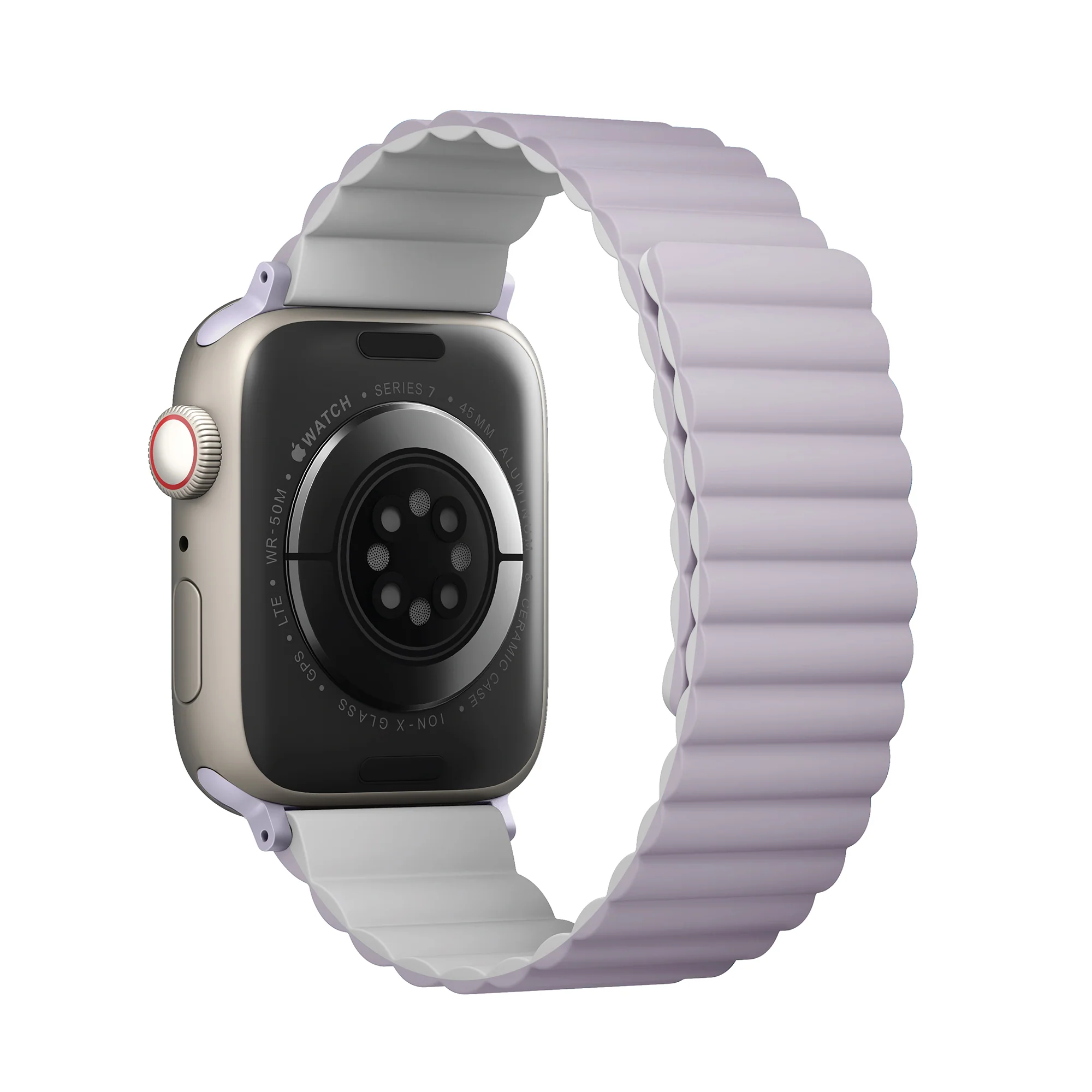 UNIQ Revix Watch Strap for Apple Watch 42/44/45mm - Lilac White - Image 4