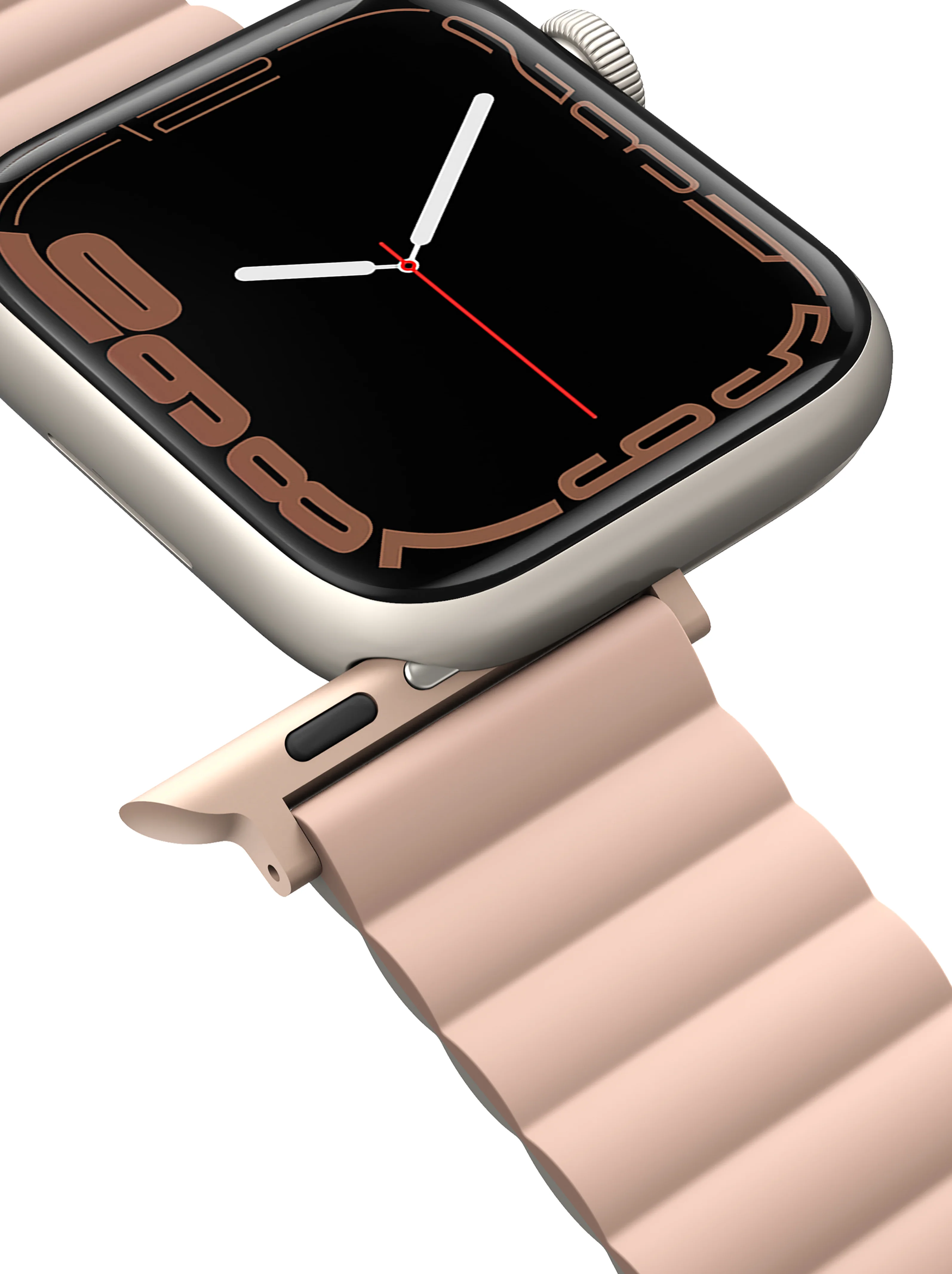 UNIQ Revix Watch Strap for Apple Watch 42/44/45mm - Pink Beige - Image 6