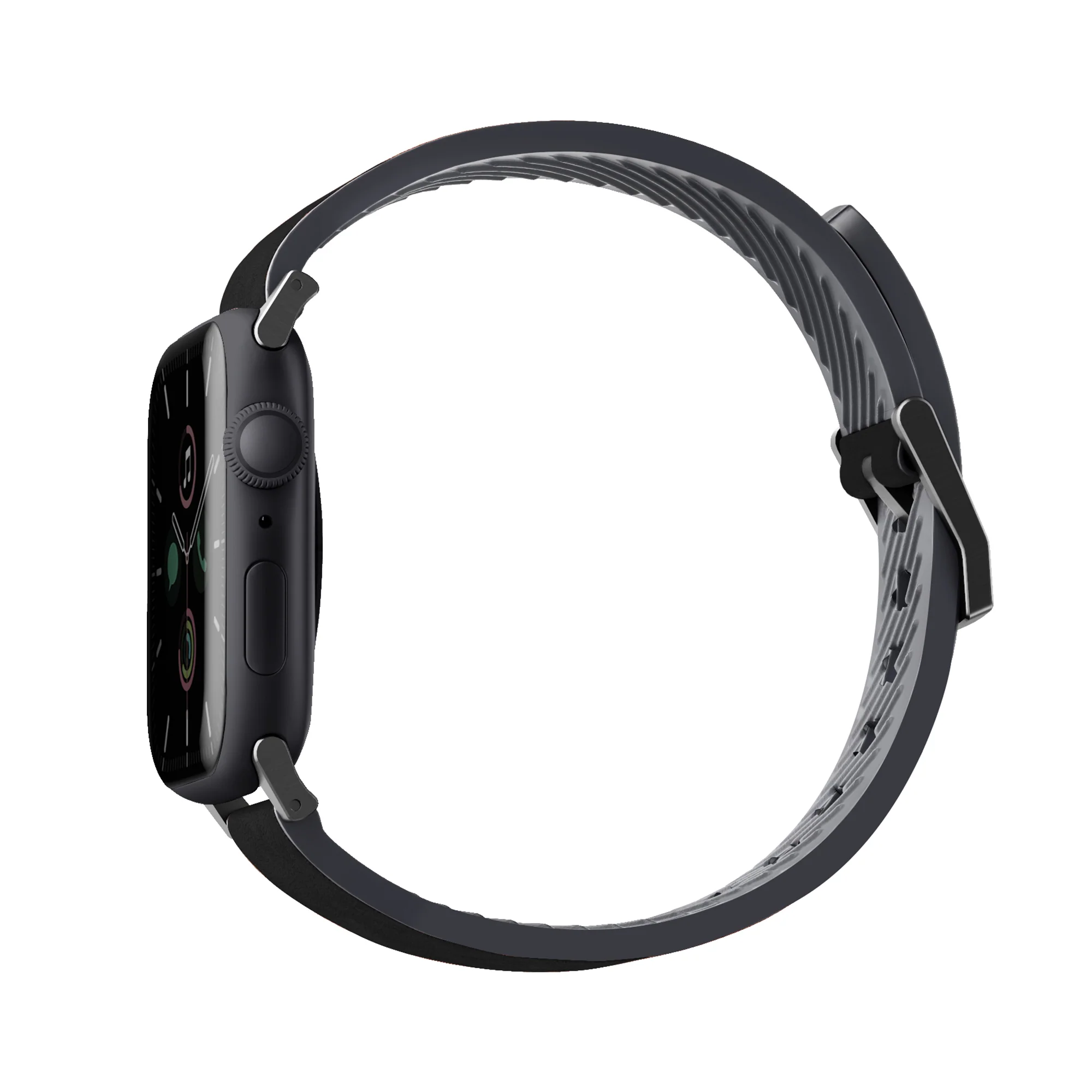 UNIQ Straden Watch Strap for Apple Watch 42/44/45/49mm - Black - Image 2